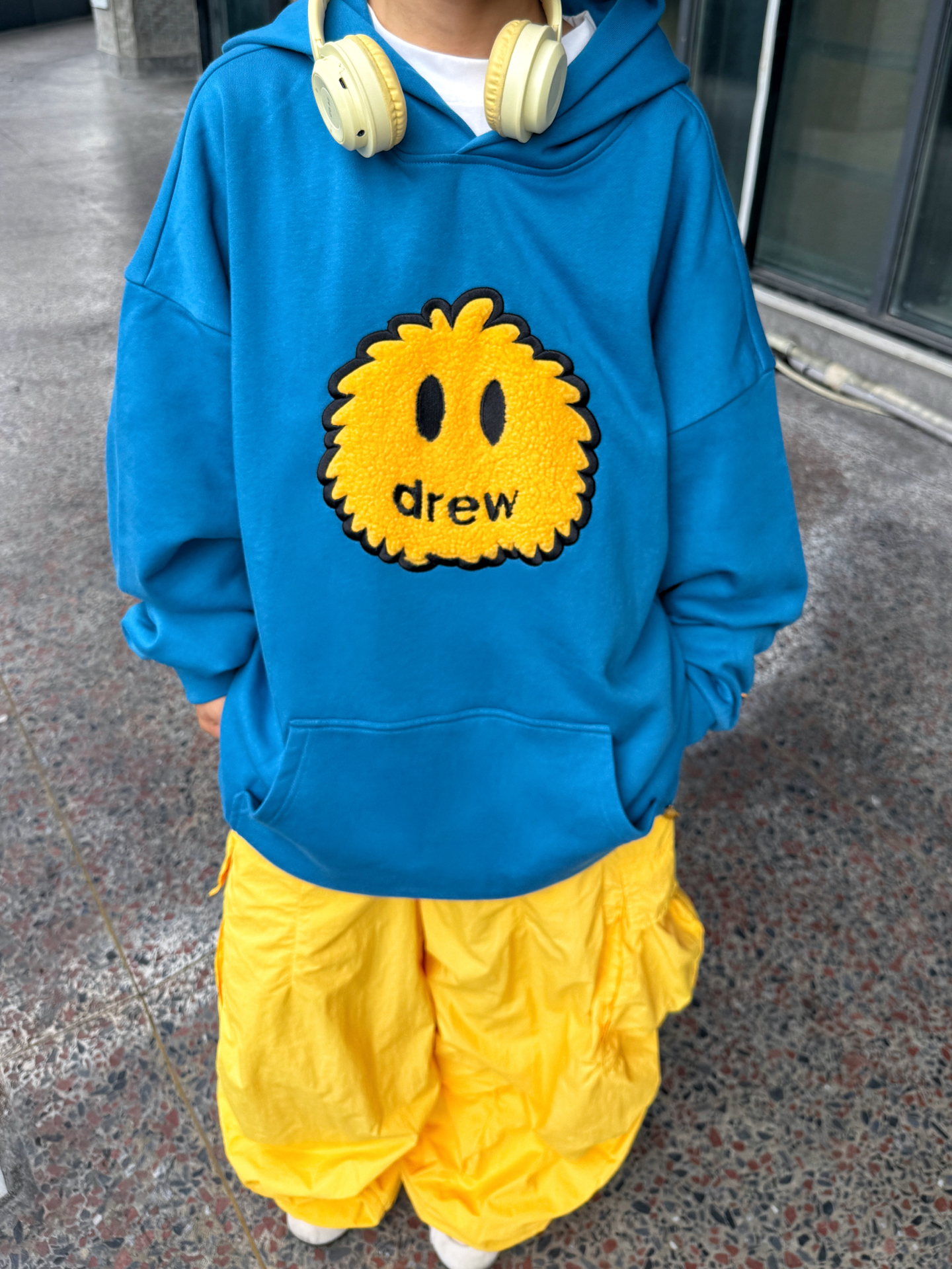 撞色还得看蓝黄💙💛drew卫衣先打个样!