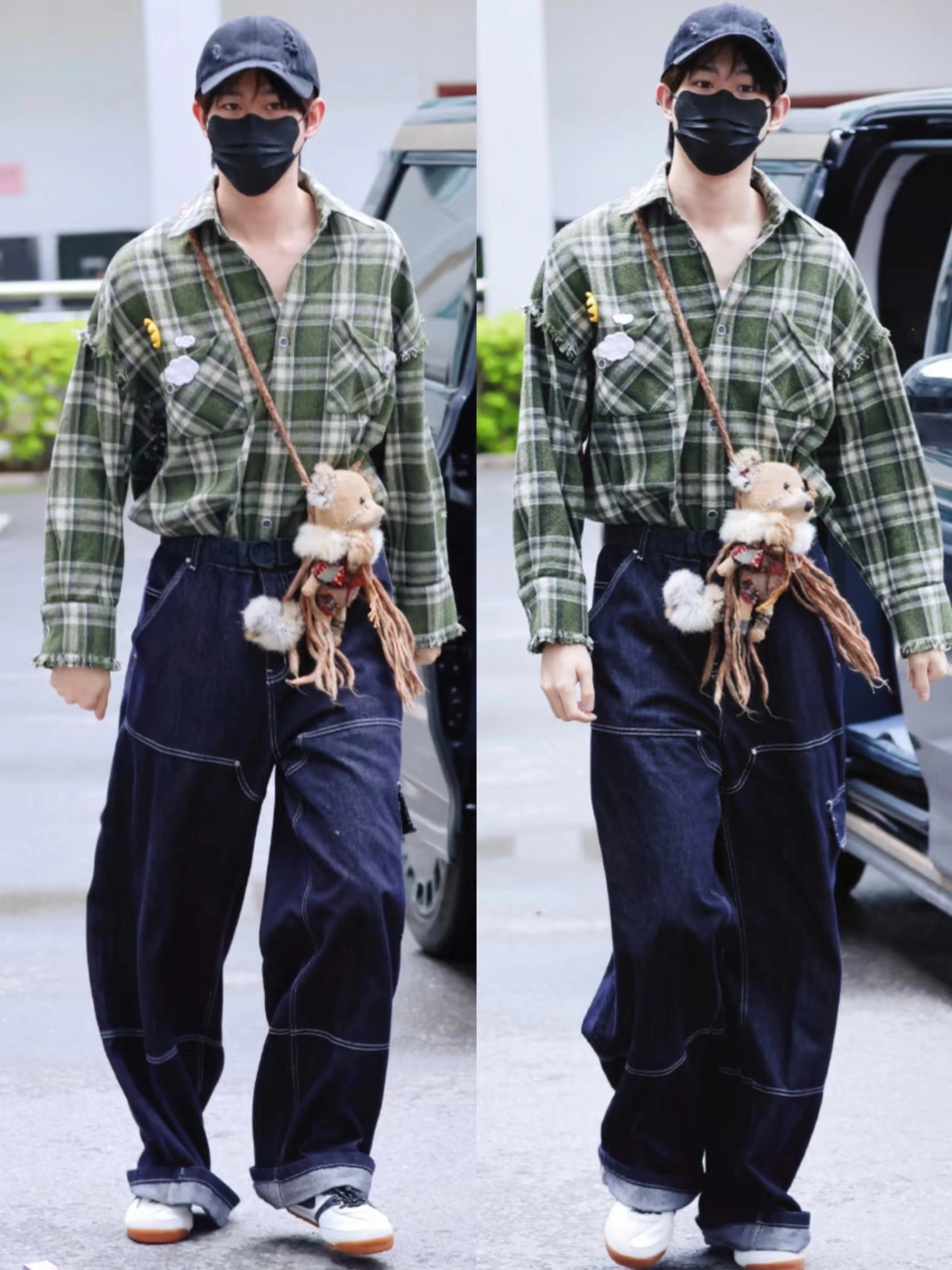 谁懂!田嘉瑞这套私服清爽又有个性