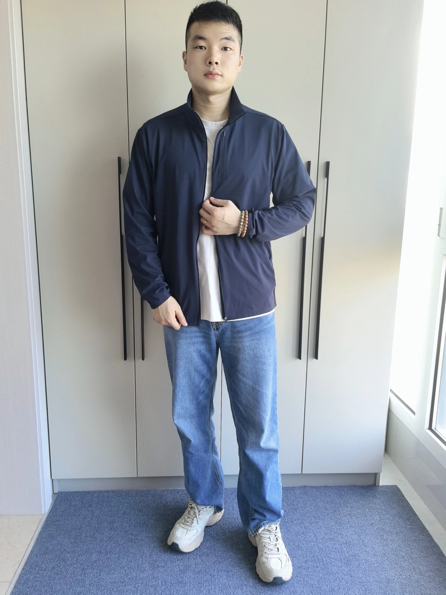早秋男士通勤运动两不误立领外套实测分享