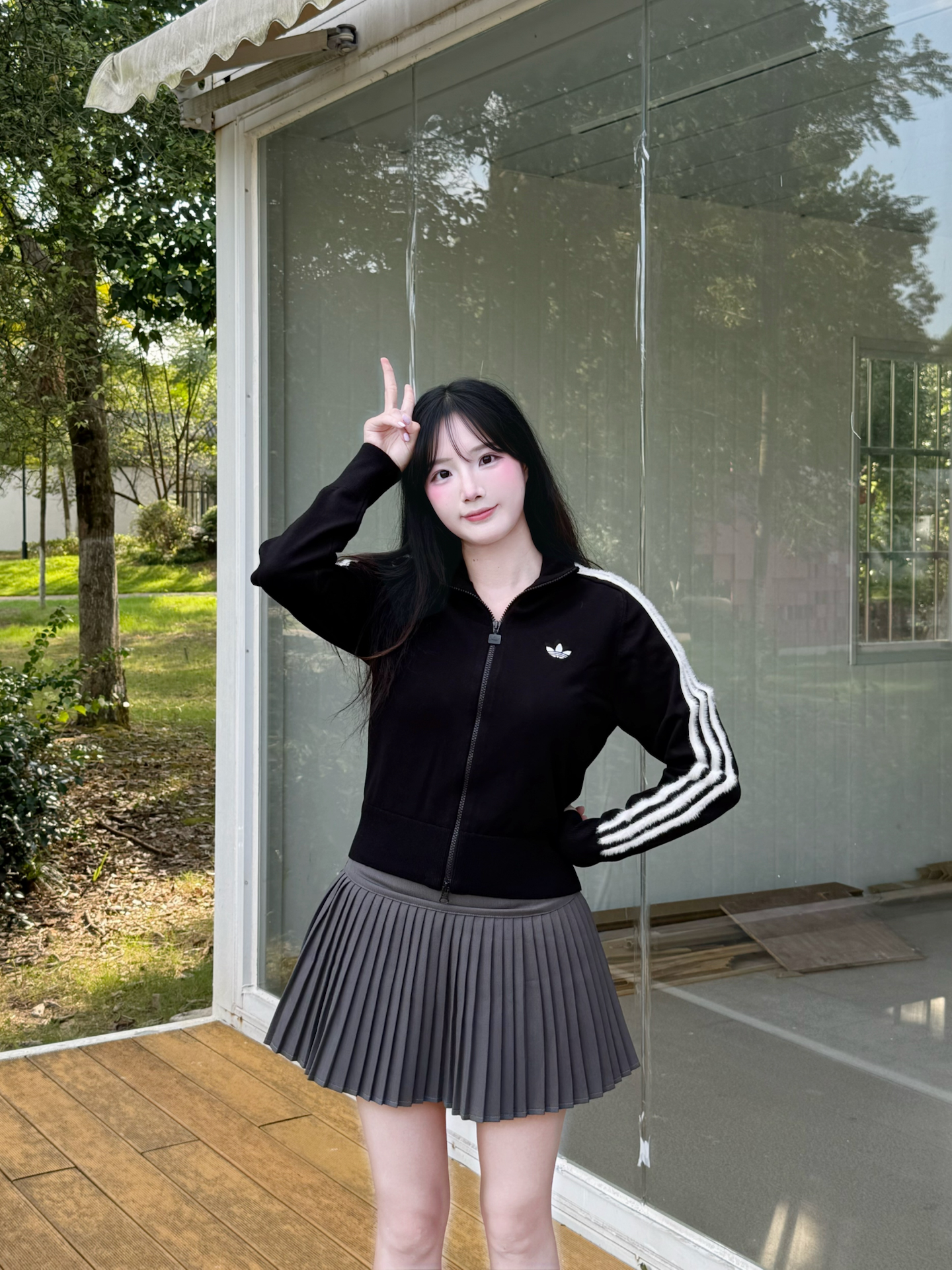 早秋随性混搭风 上学逛街穿都舒服好看