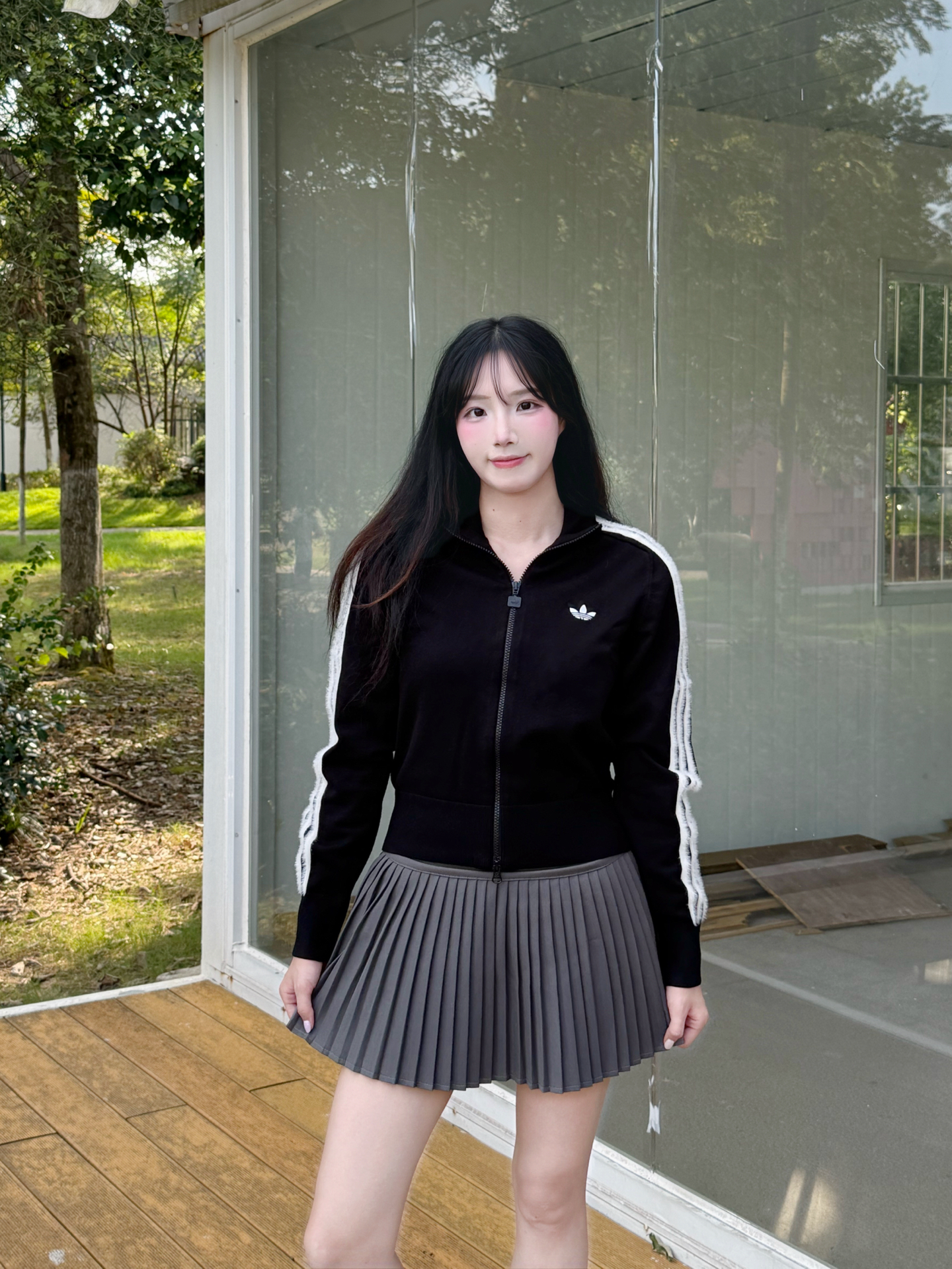 早秋随性混搭风 上学逛街穿都舒服好看