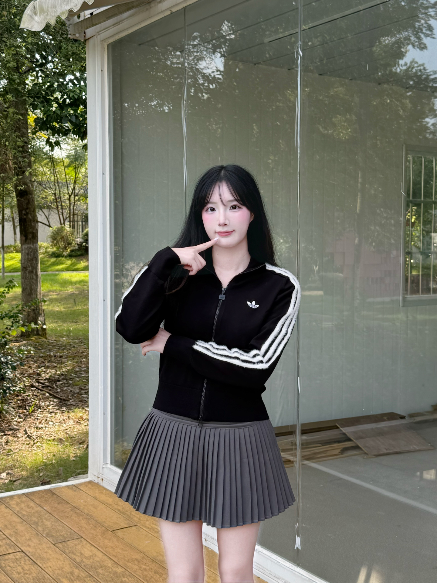 早秋随性混搭风 上学逛街穿都舒服好看