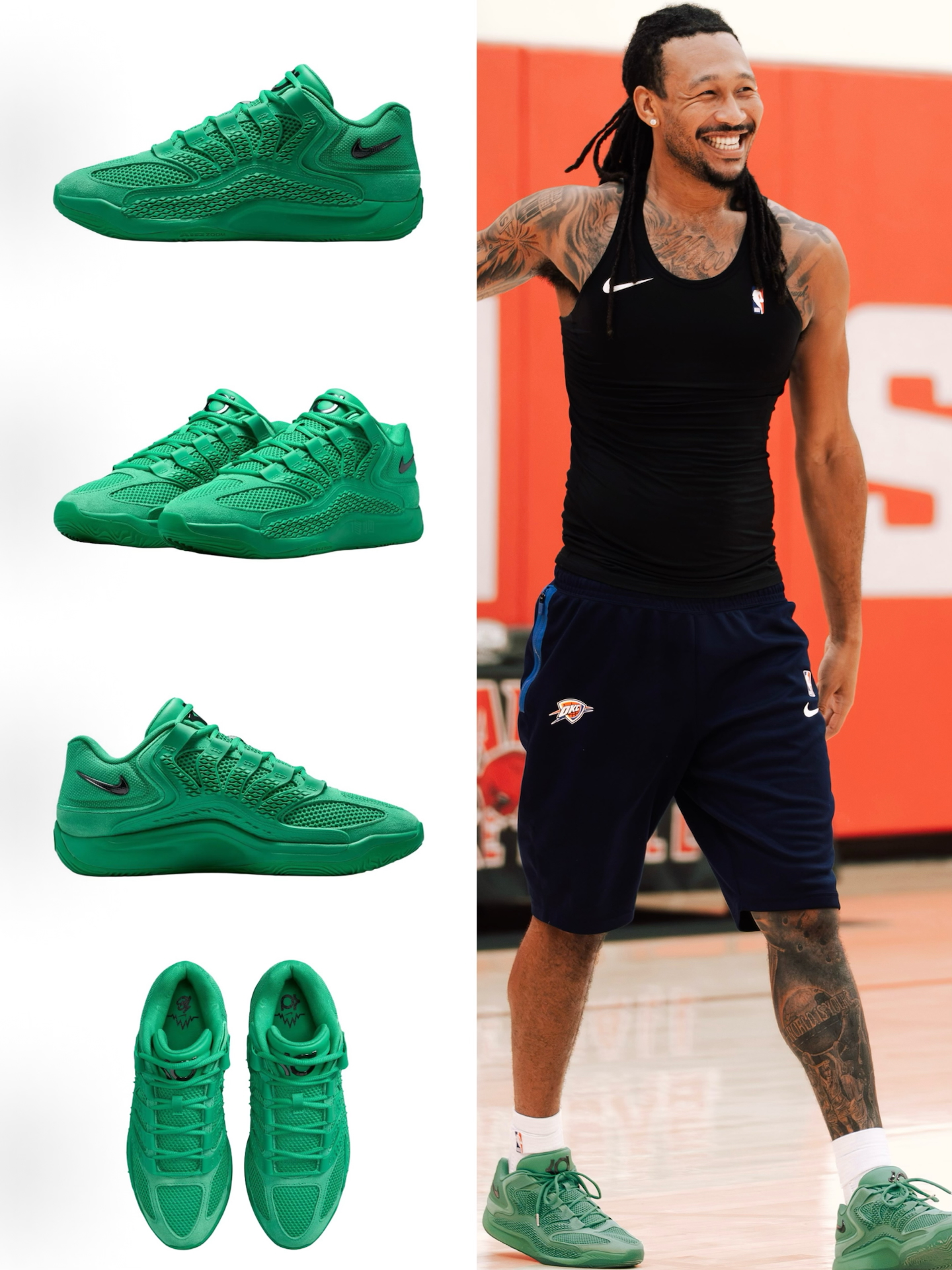 雷霆硬汉🔥杰林·威廉姆斯上脚Nike KD18 GI EP