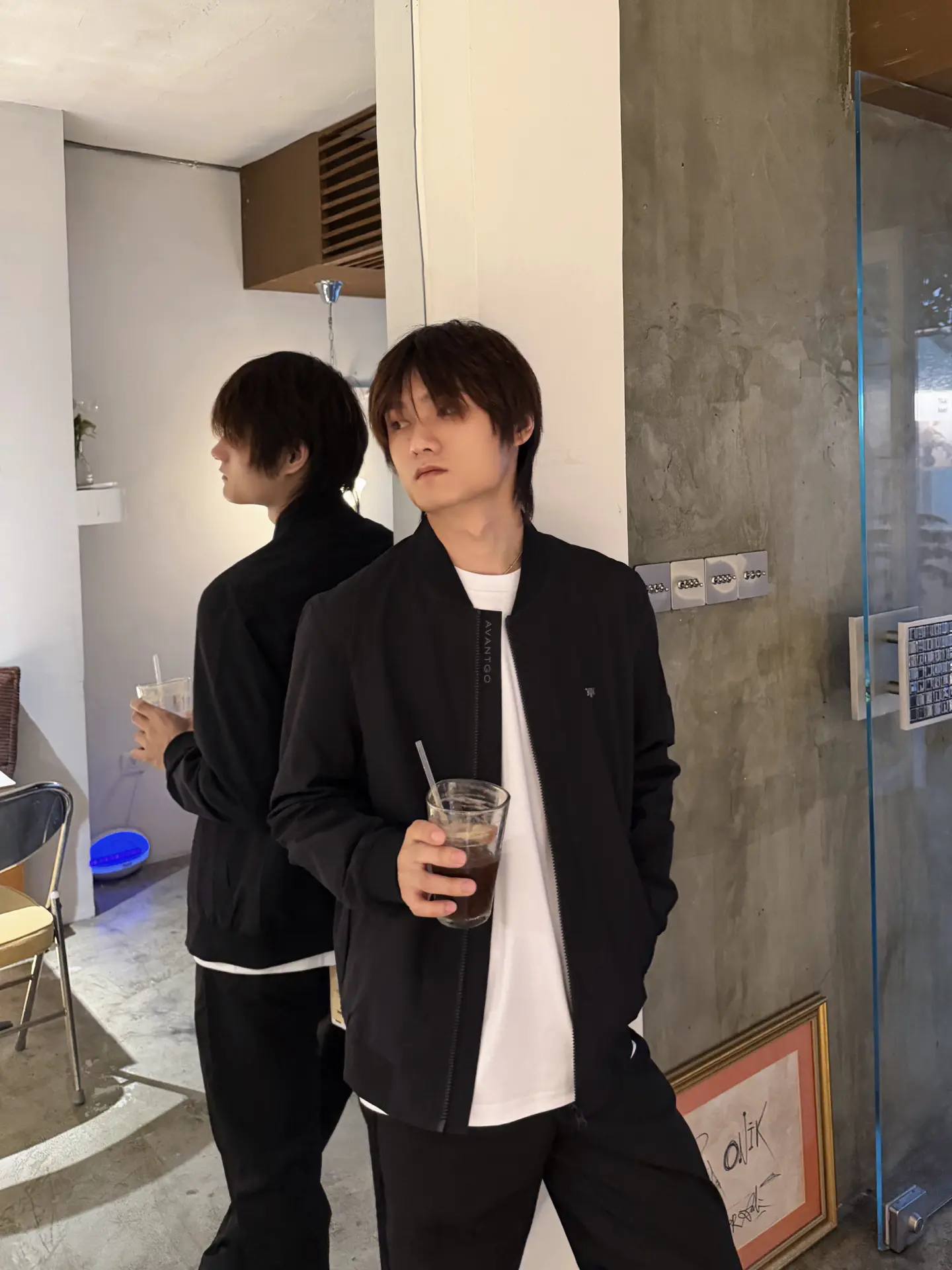 Cozy秋日|低饱和黑色系男生穿搭