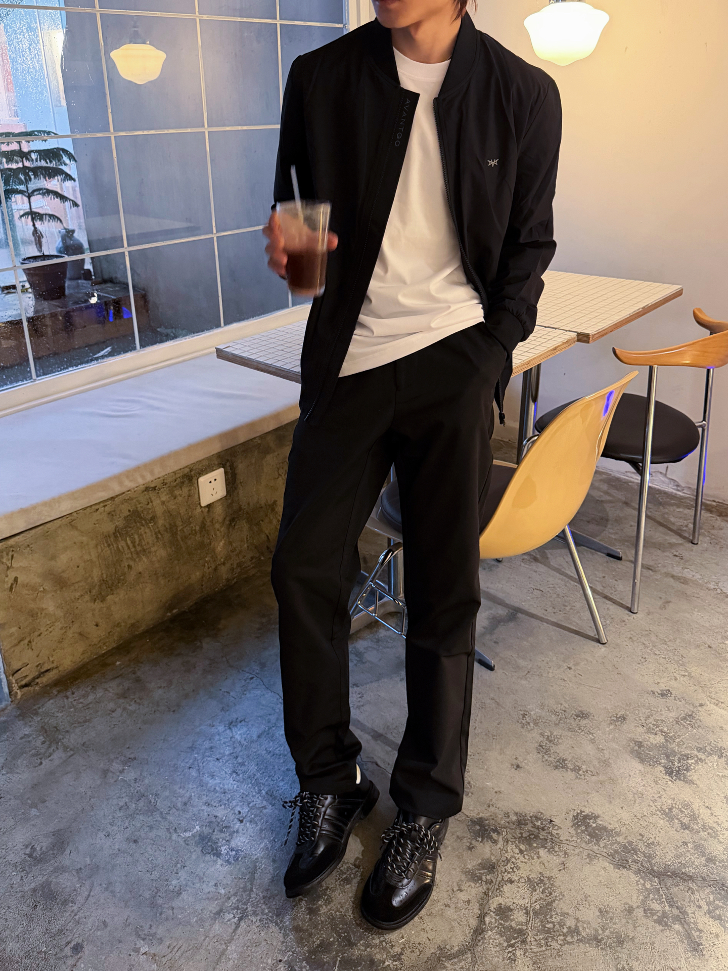 Cozy秋日|低饱和黑色系男生穿搭