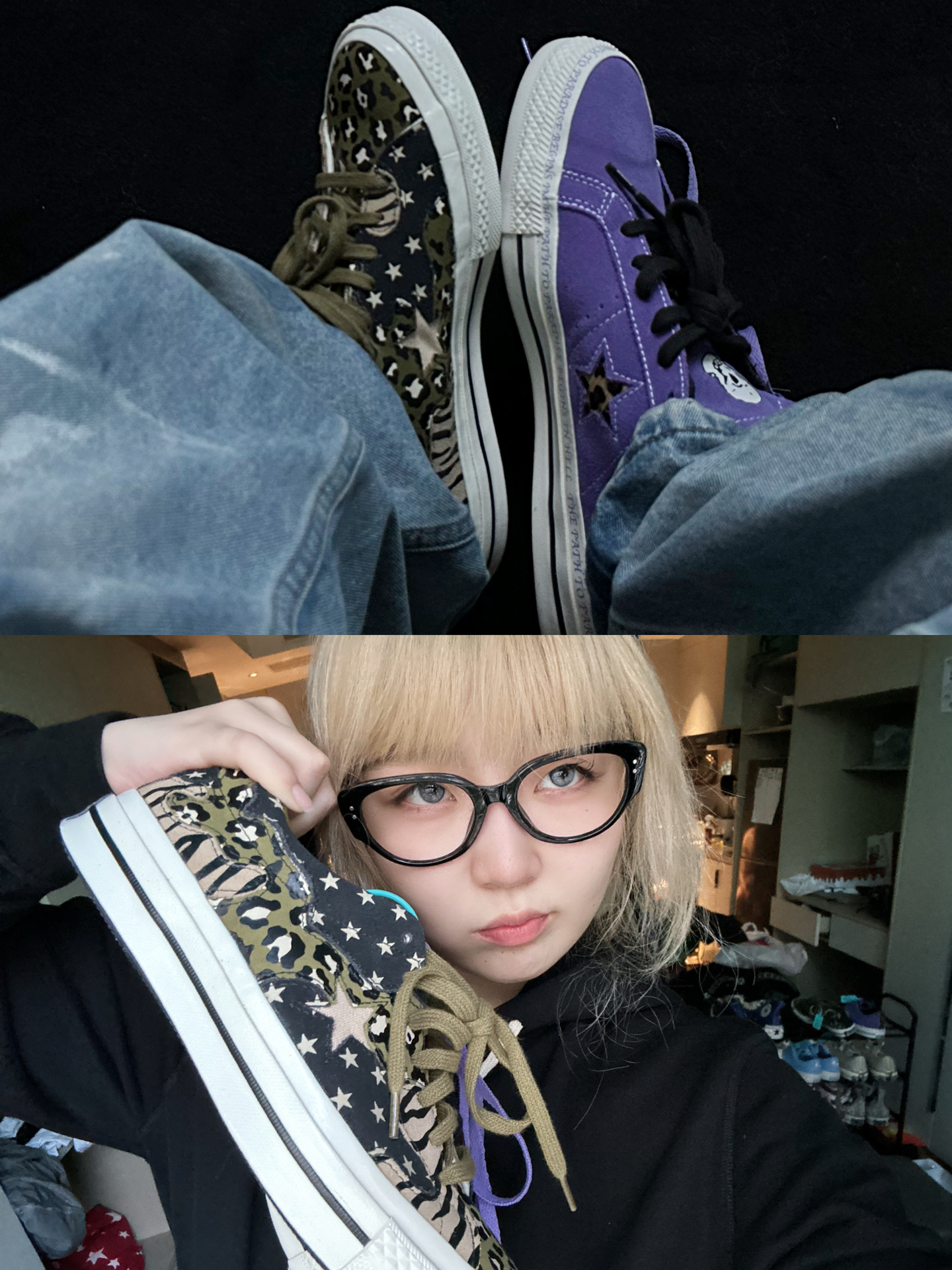 🫒🫟帅爆了我的匡威Converse宝宝！到底怎么选！！快来帮帮我！！！