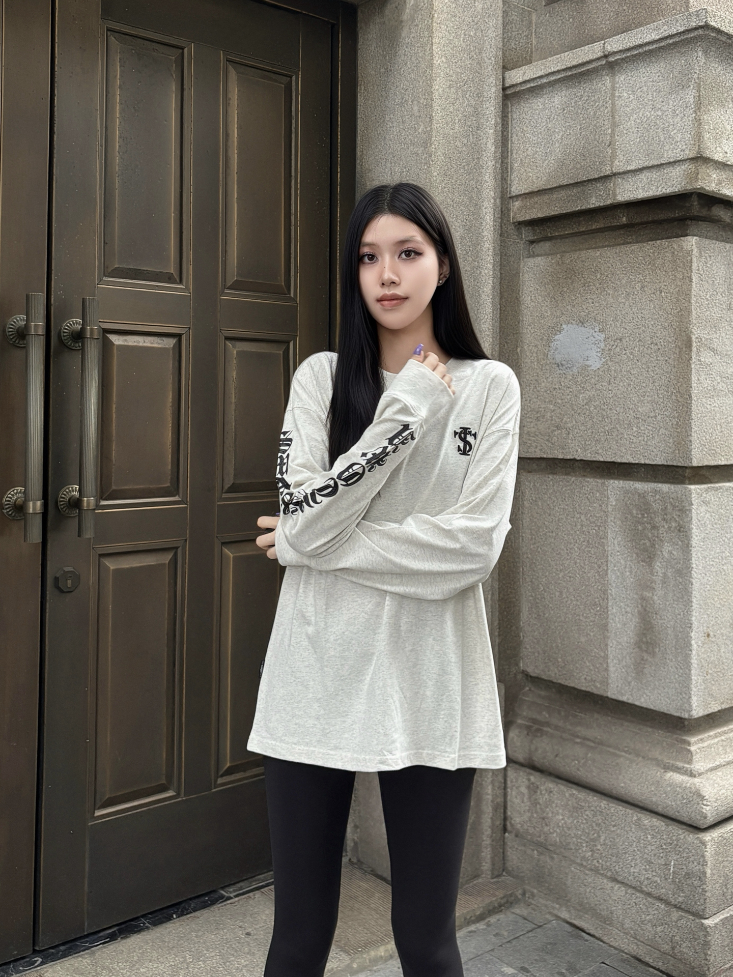 cleanfit松弛感美式复古长袖太好搭💲