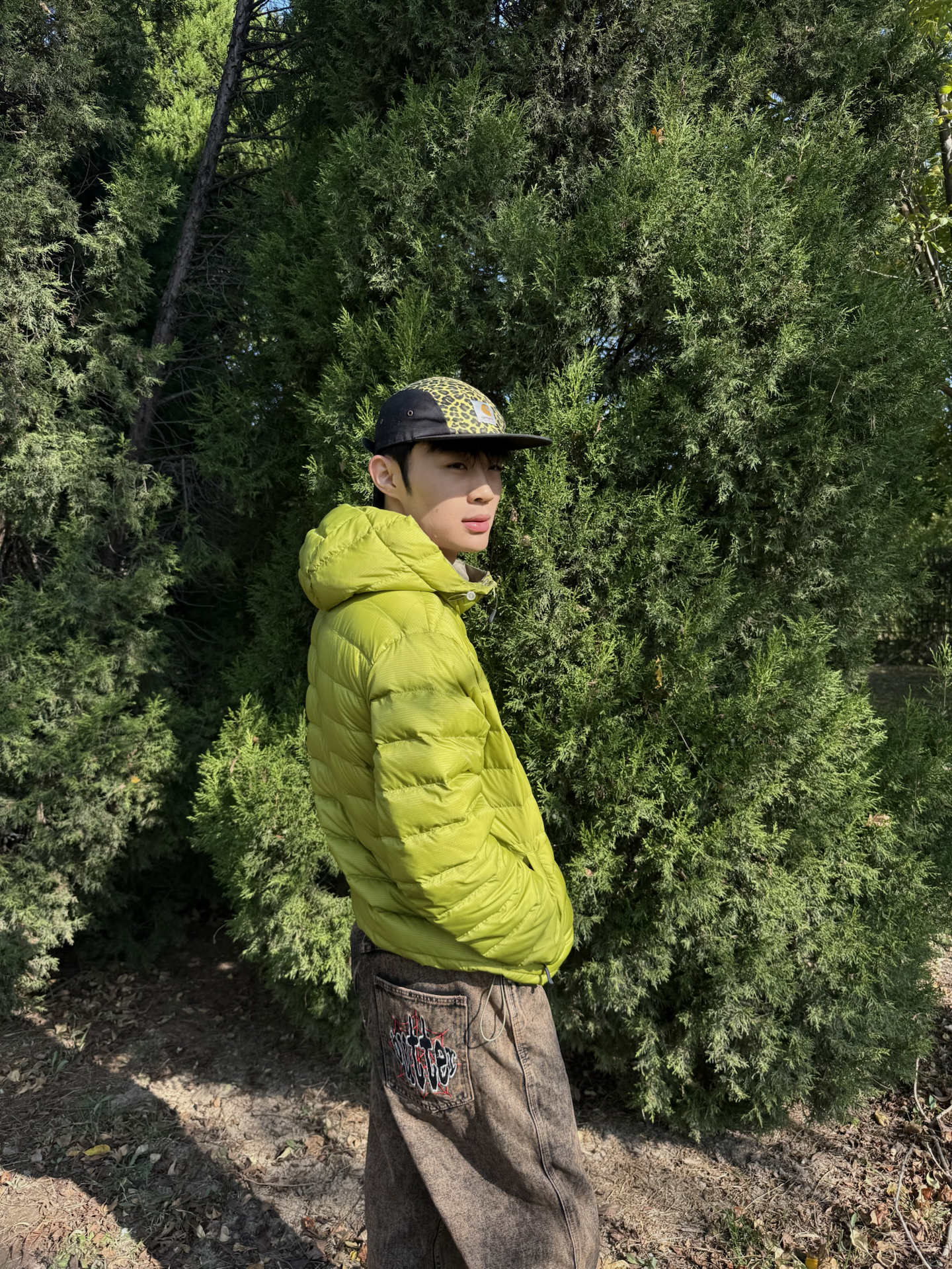 把青草地披身上/早冬氛围感被拿捏住✨