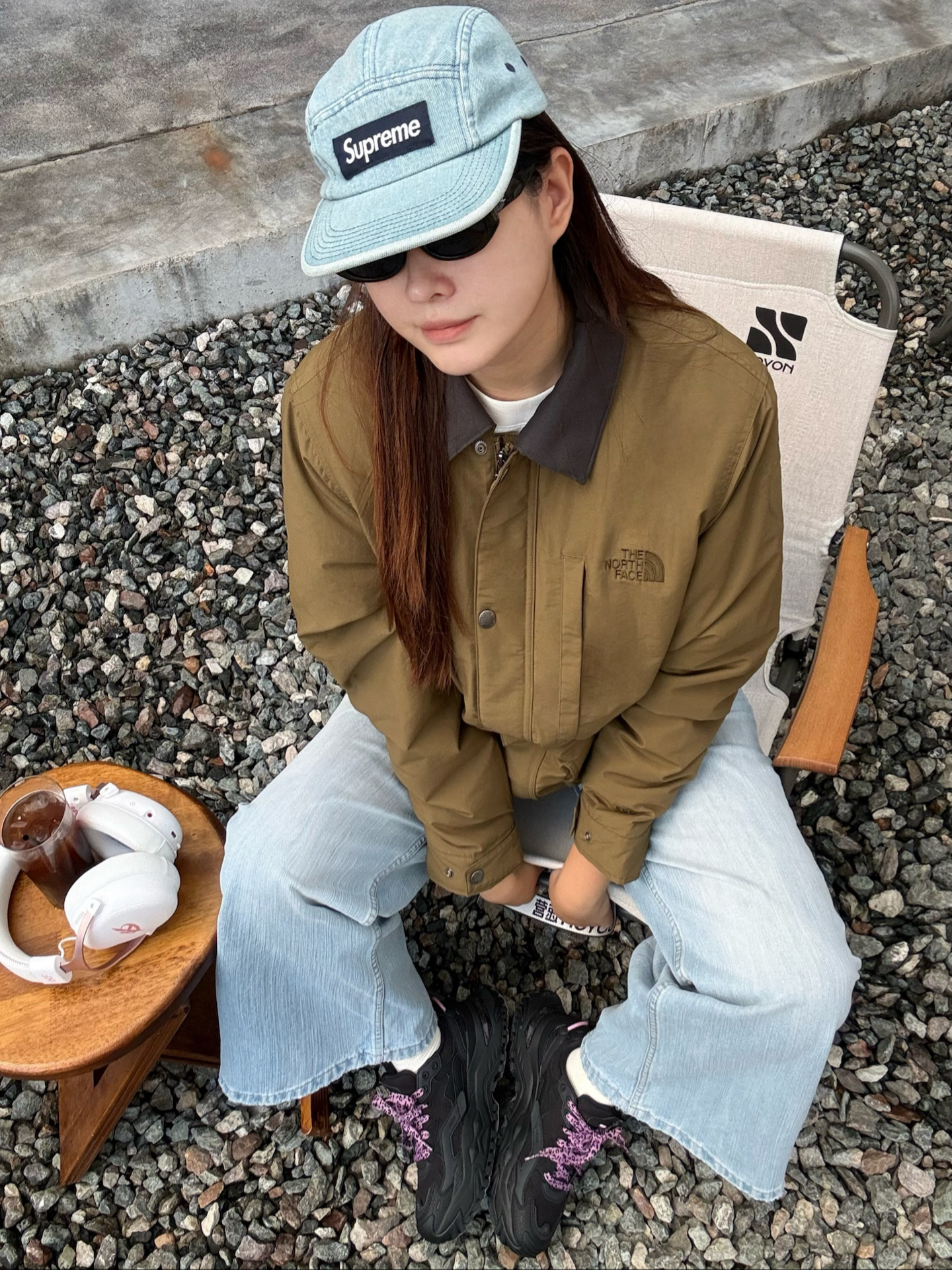 和北面的下午茶☕️600蓬薄款羽绒&初冬户外通勤穿搭