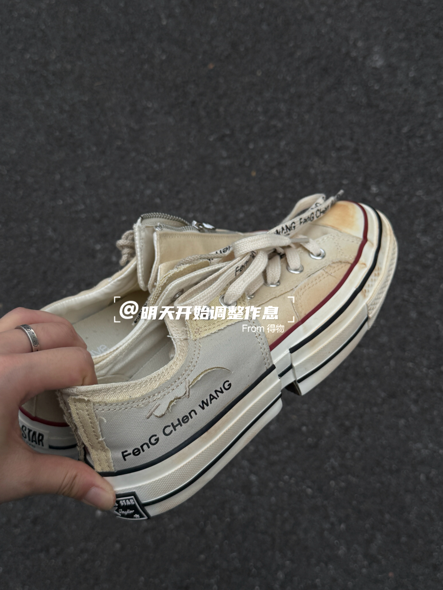 🫰🏻🤘🏻米白匡威Converse?!这是一双还是两双??小众不撞款!