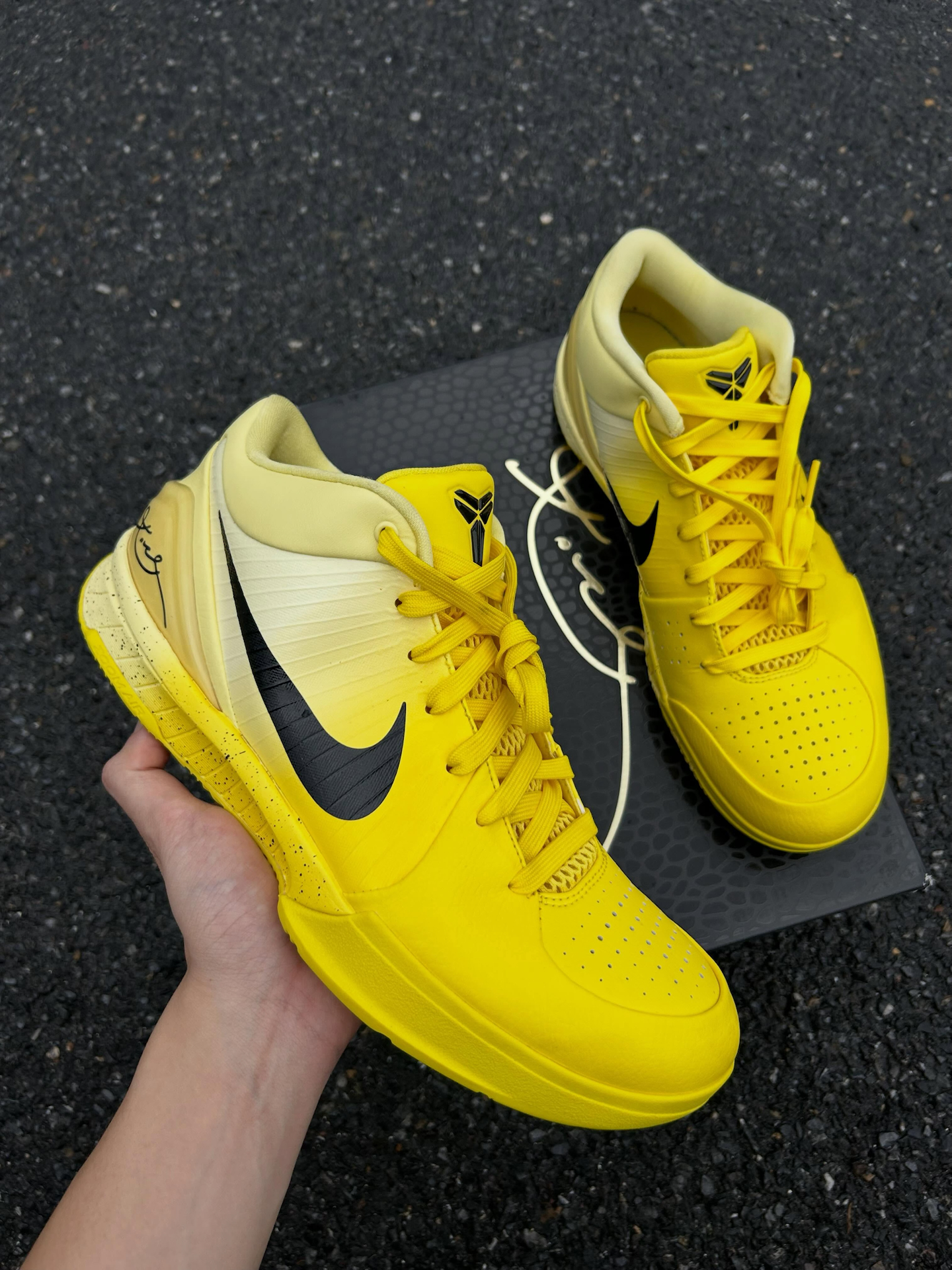 Kobe4柠檬黄渐变配色💛