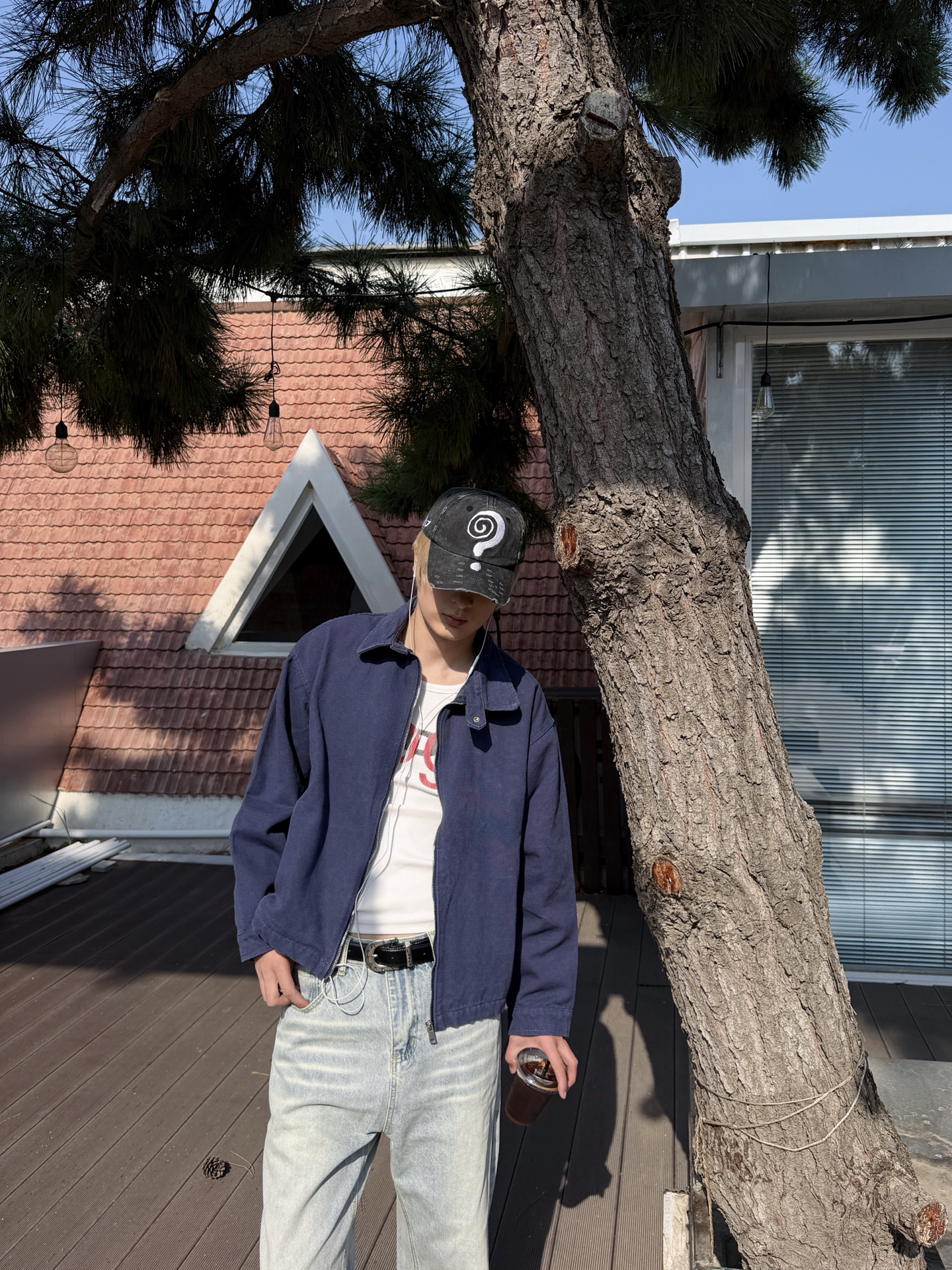 穿出我的风度|校园门口海边的松弛感