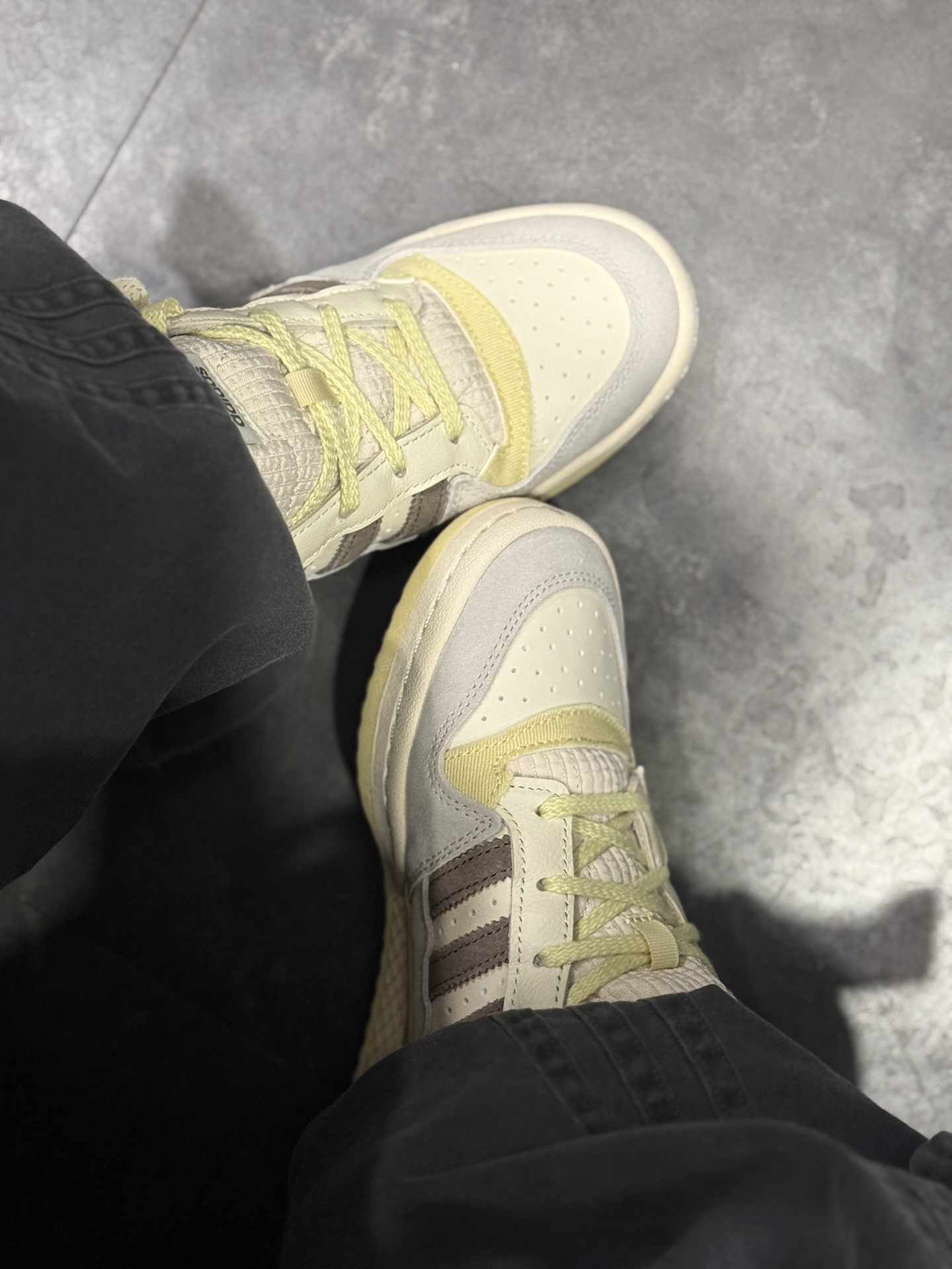 🍁秋冬复古天花板🍂奶棕拼色Forum板鞋🌾