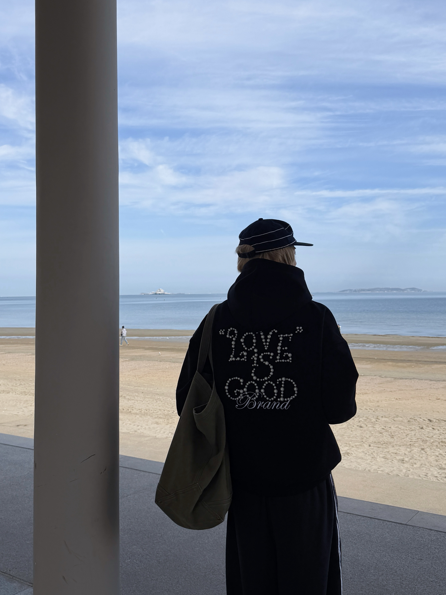 穿出我的风度|海边一套舒服的黑系休闲穿搭🌊
