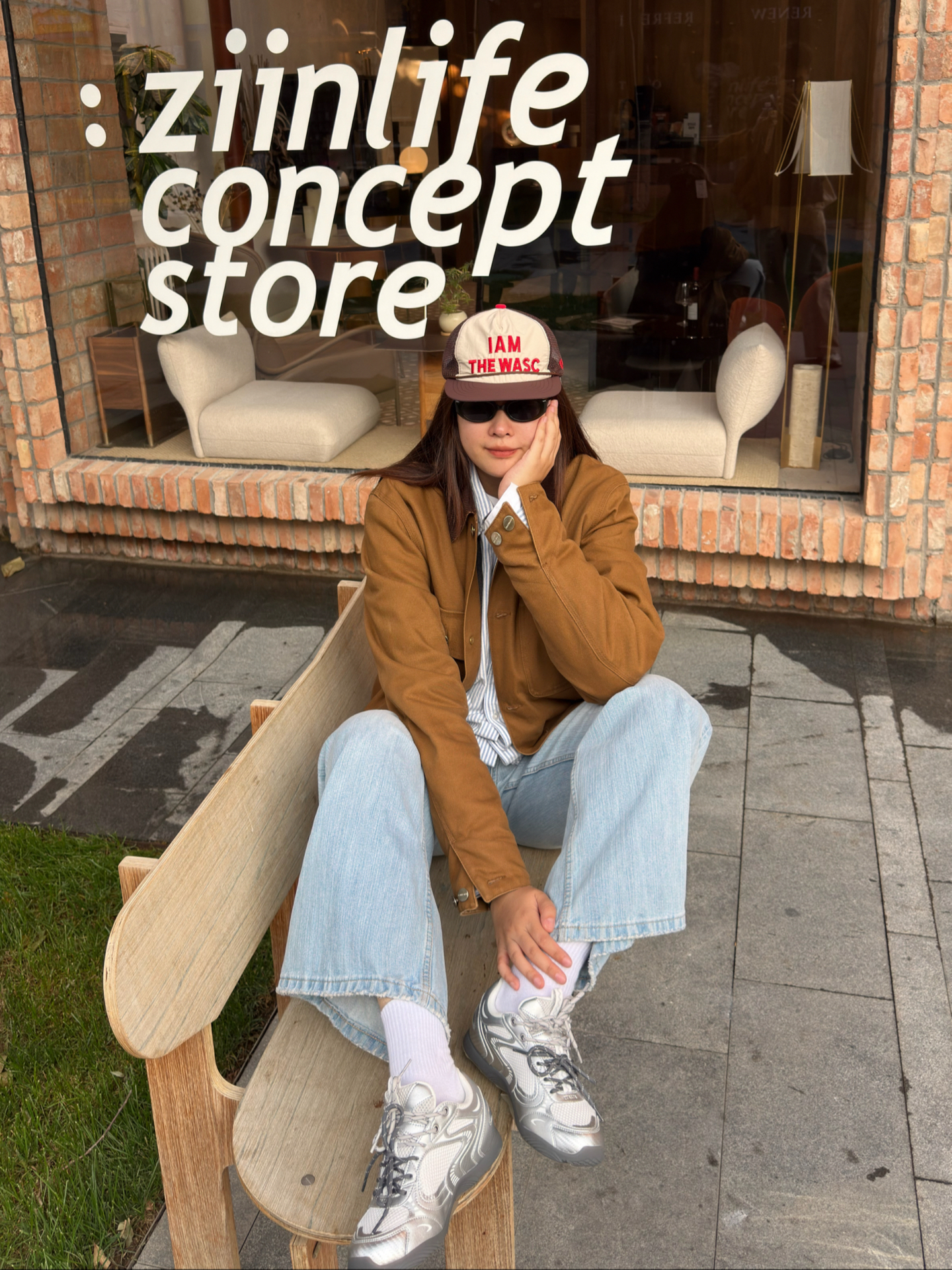 Carhartt棕夹克🤎+Kappa银老爹鞋🩶|早秋美式工装穿搭
