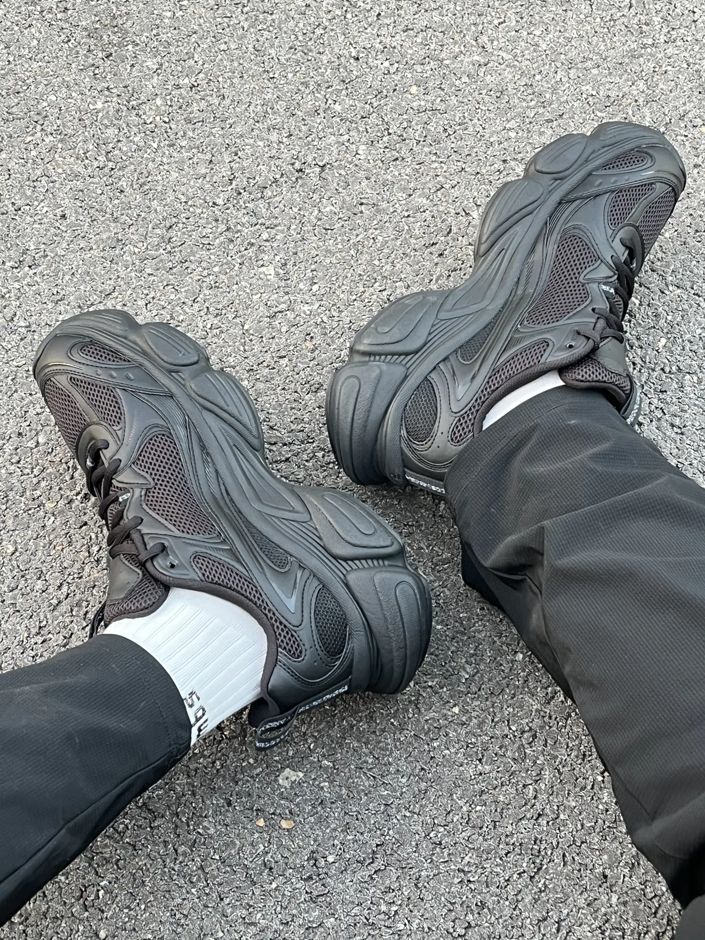FILA FUSION你小汁这双黑武士银月鞋帅到我心坎上啦❗️