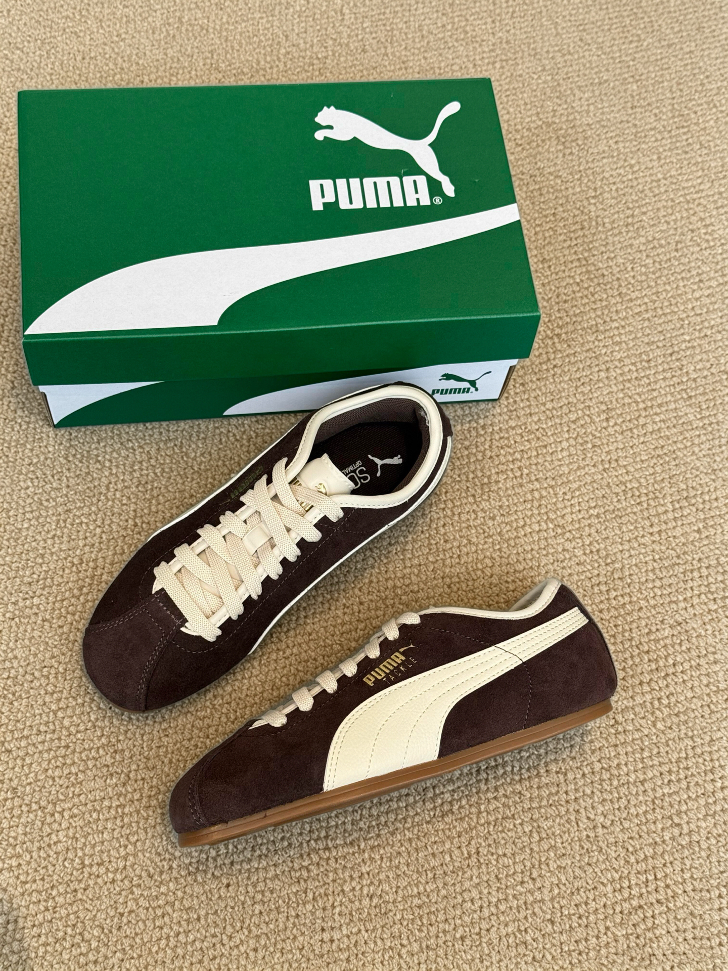 🤎棕白Puma 秋冬复古氛围感稳稳拿捏!