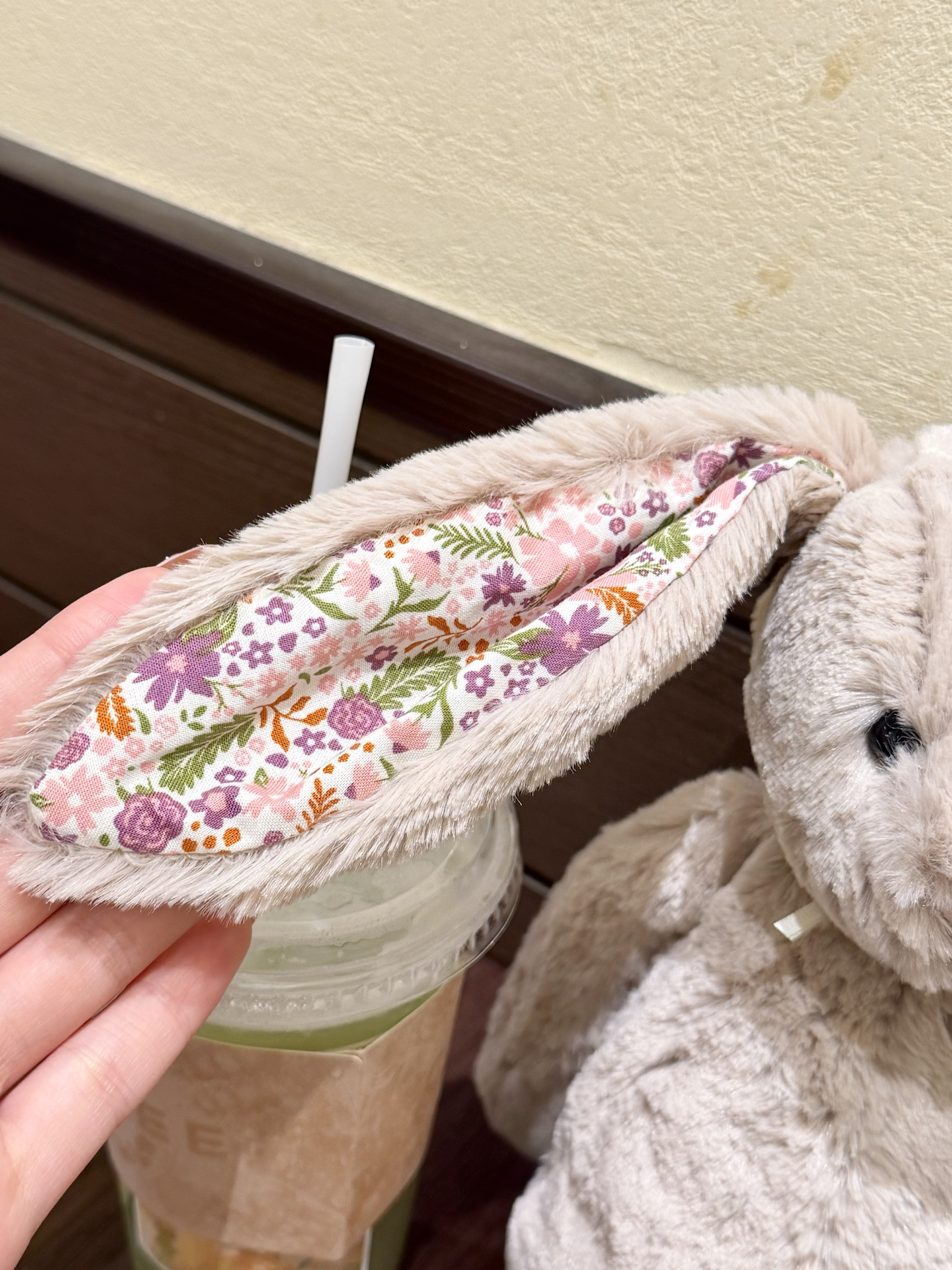 ˖Ი𐑼⋆哇咔咔...碎花灰色邦尼兔🐰萌鼠~