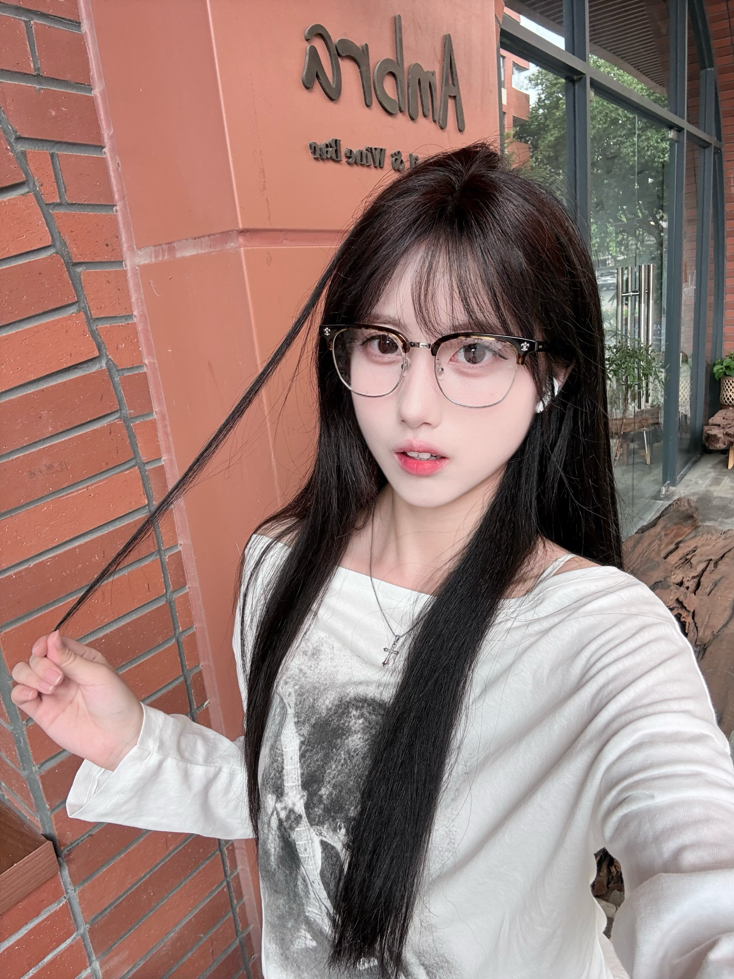 小脸神器👓高智感眉形半框