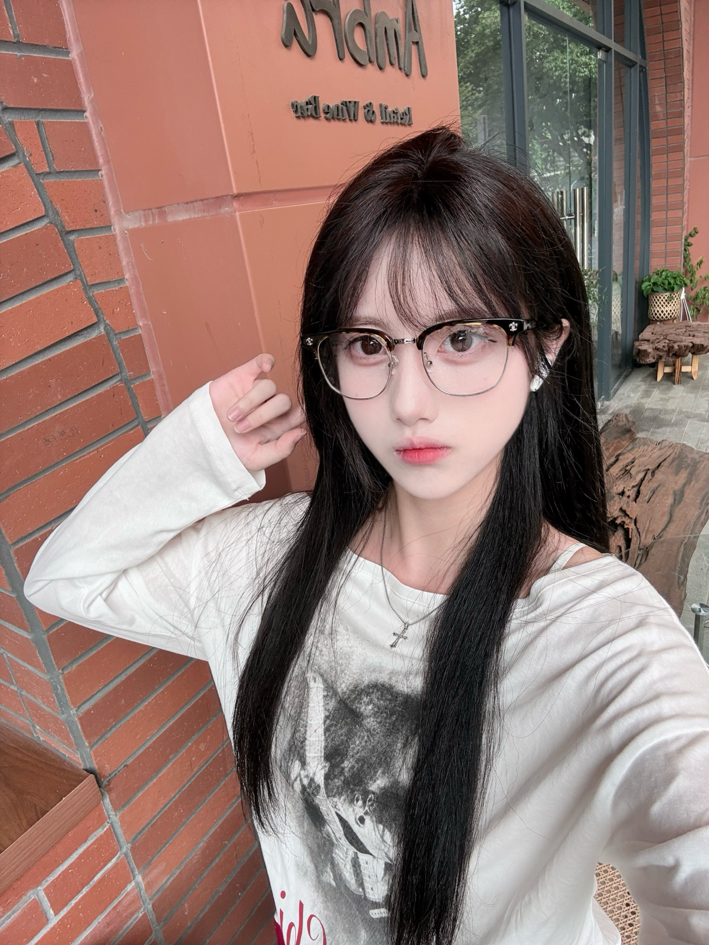 小脸神器👓高智感眉形半框