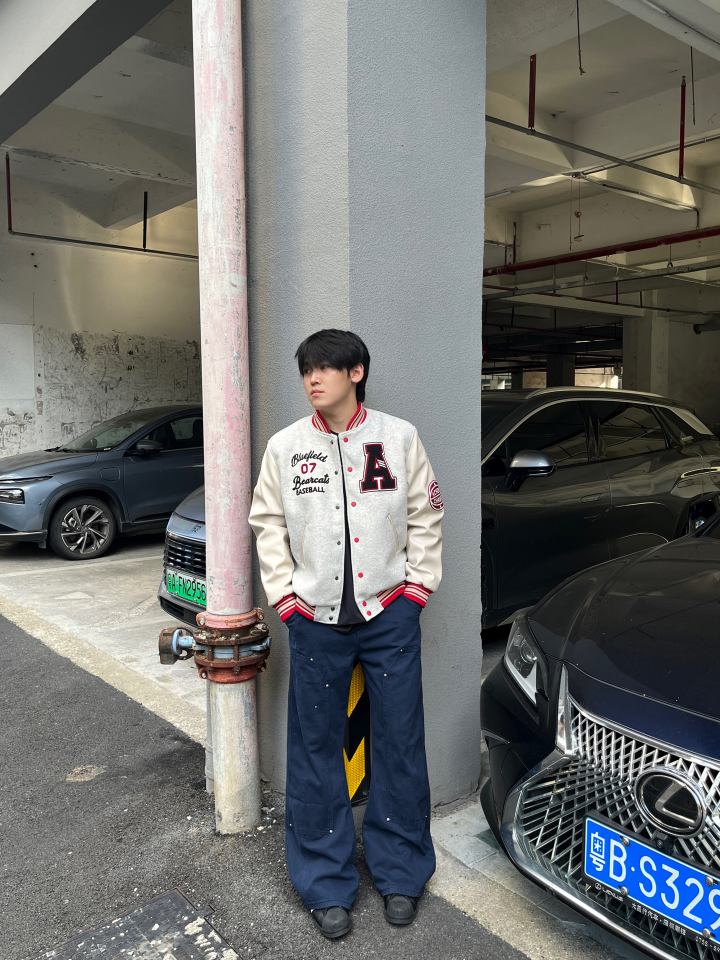 棒球服➕法工裤|秋冬校园感你记住⚾️