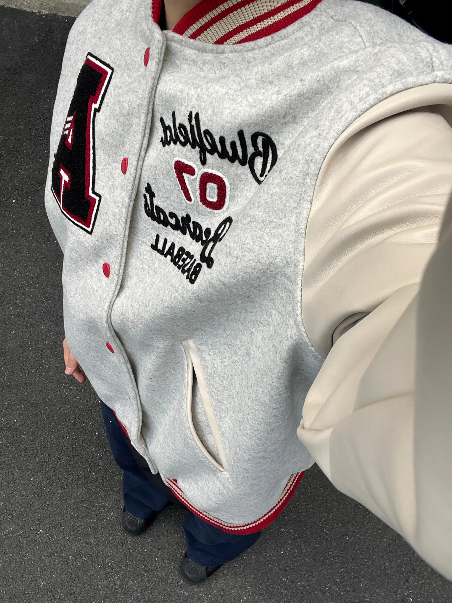 棒球服➕法工裤|秋冬校园感你记住⚾️