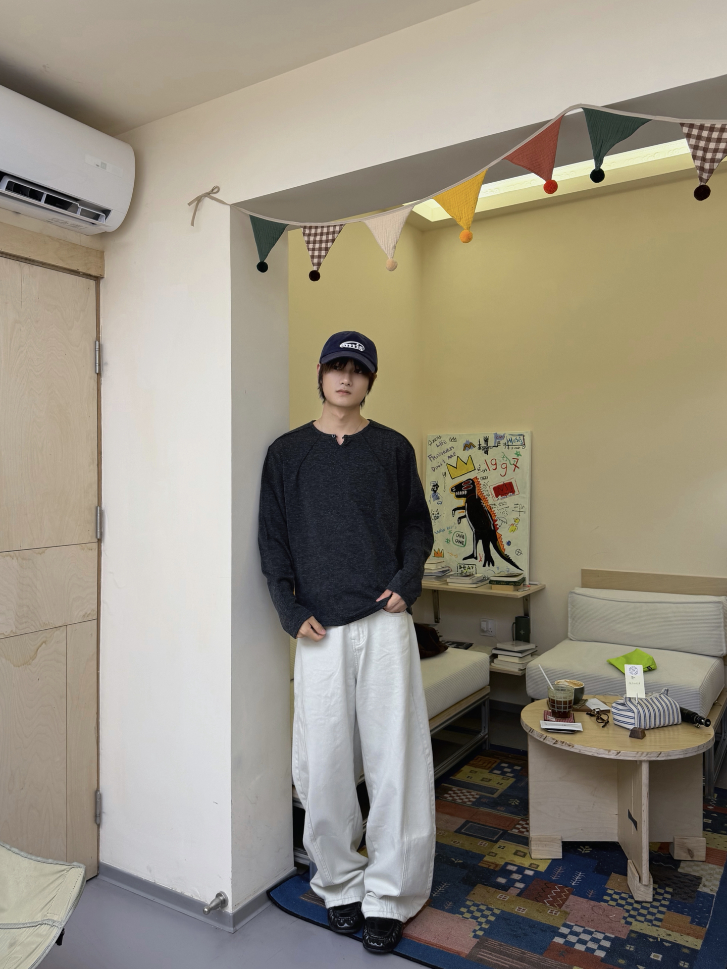 亨利领长袖|男生早秋温柔松弛感🍂