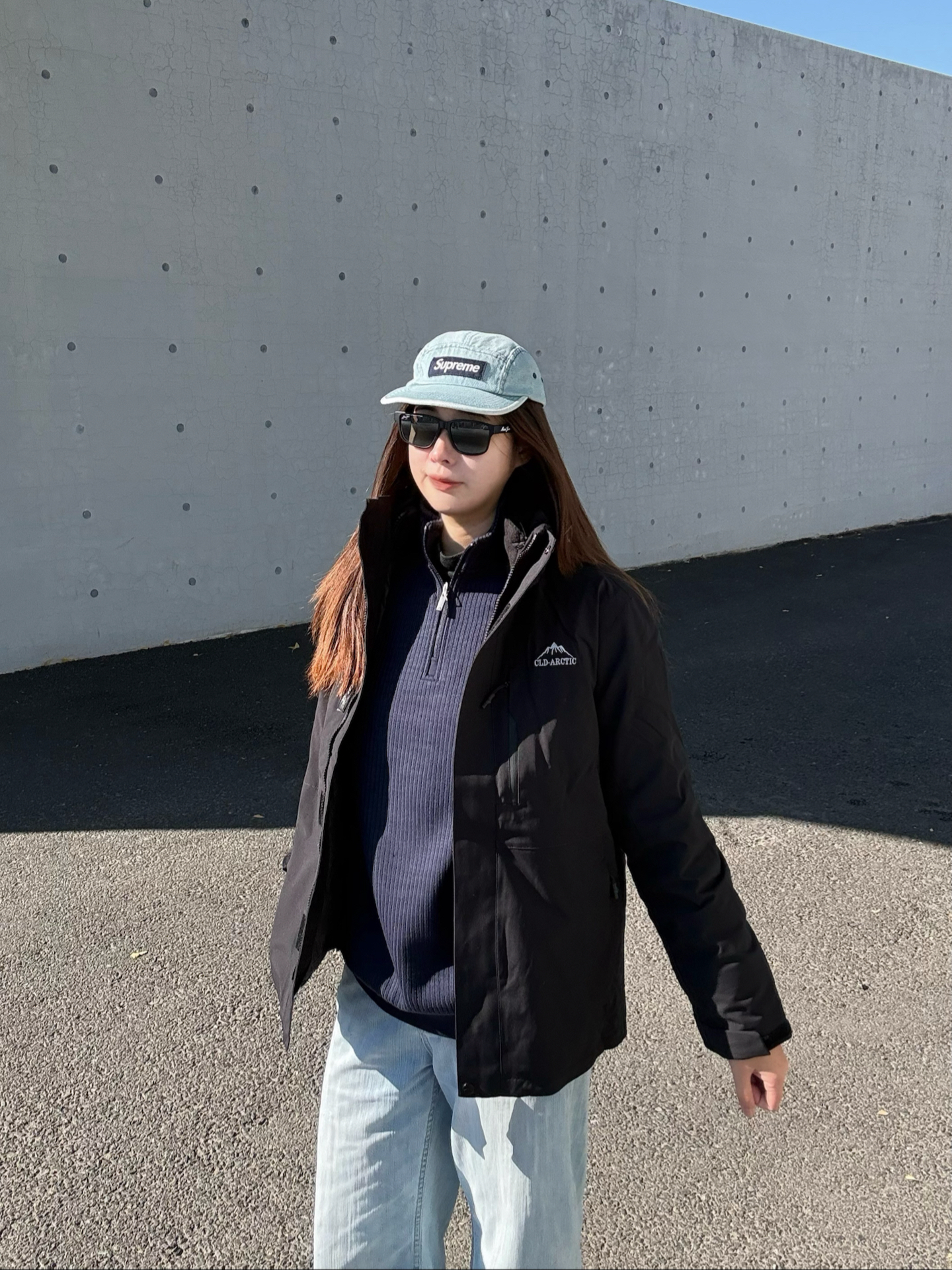 adidas半拉链毛衣➕这件保暖羽绒服显瘦绝了