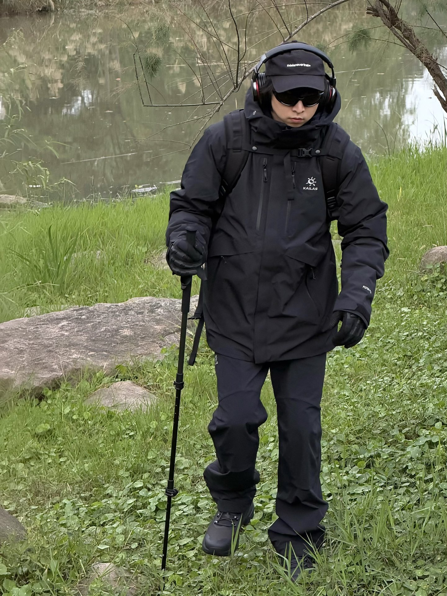 🥷ALL BLACK OUTFIT|户外这套防风保暖还巨帅⛰️