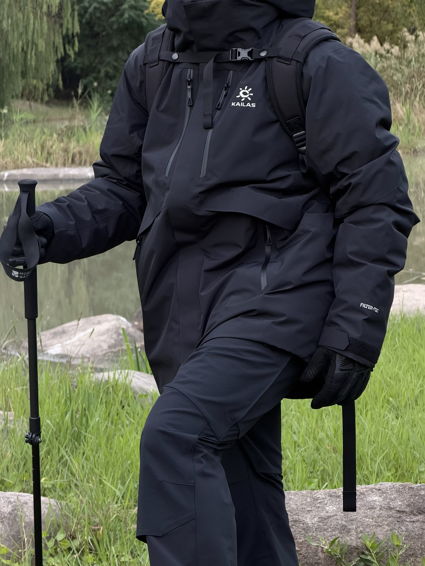 🥷ALL BLACK OUTFIT|户外这套防风保暖还巨帅⛰️
