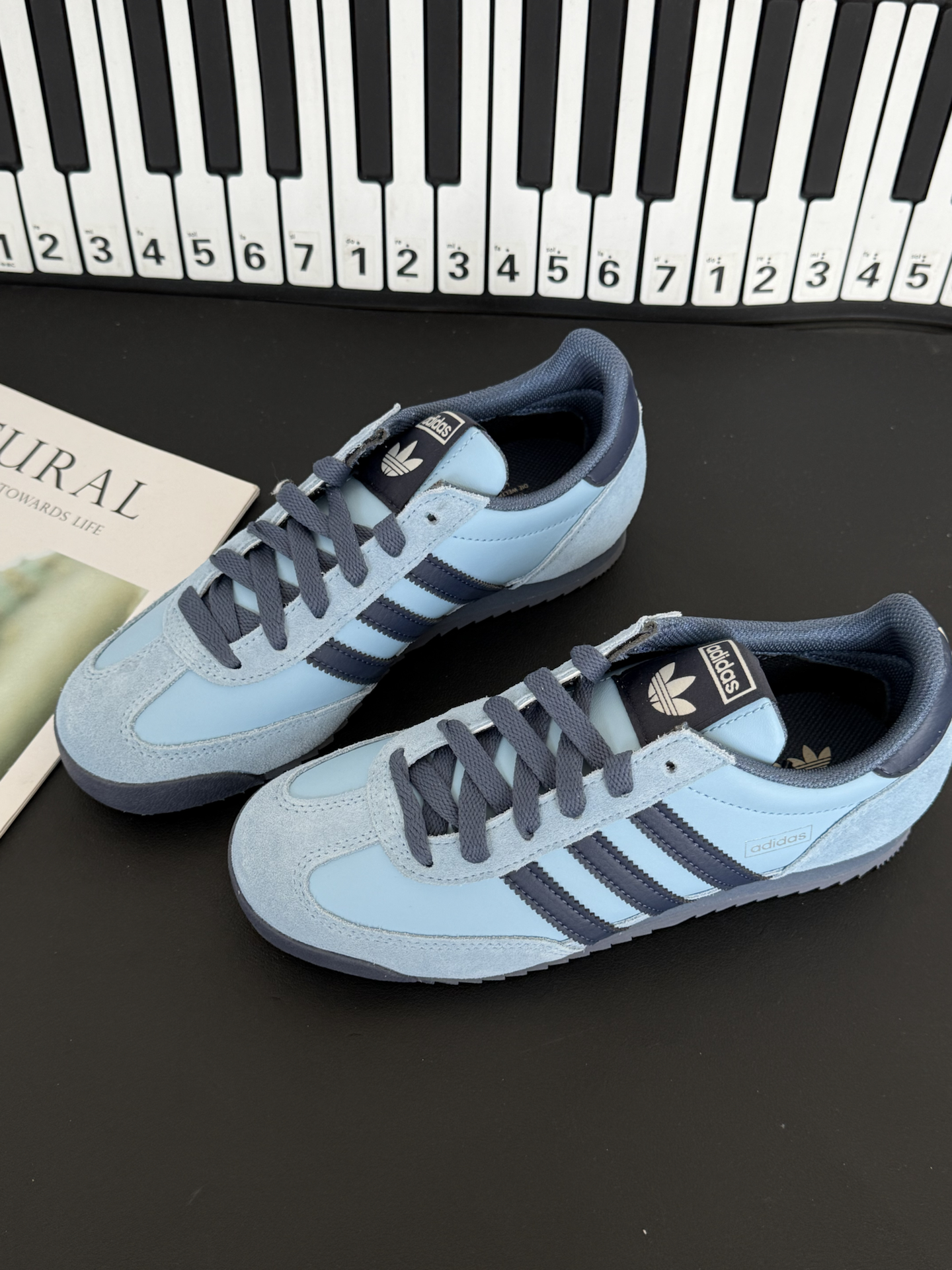 宝藏复古鞋|adidasR71雾霾蓝德训鞋✌🏻