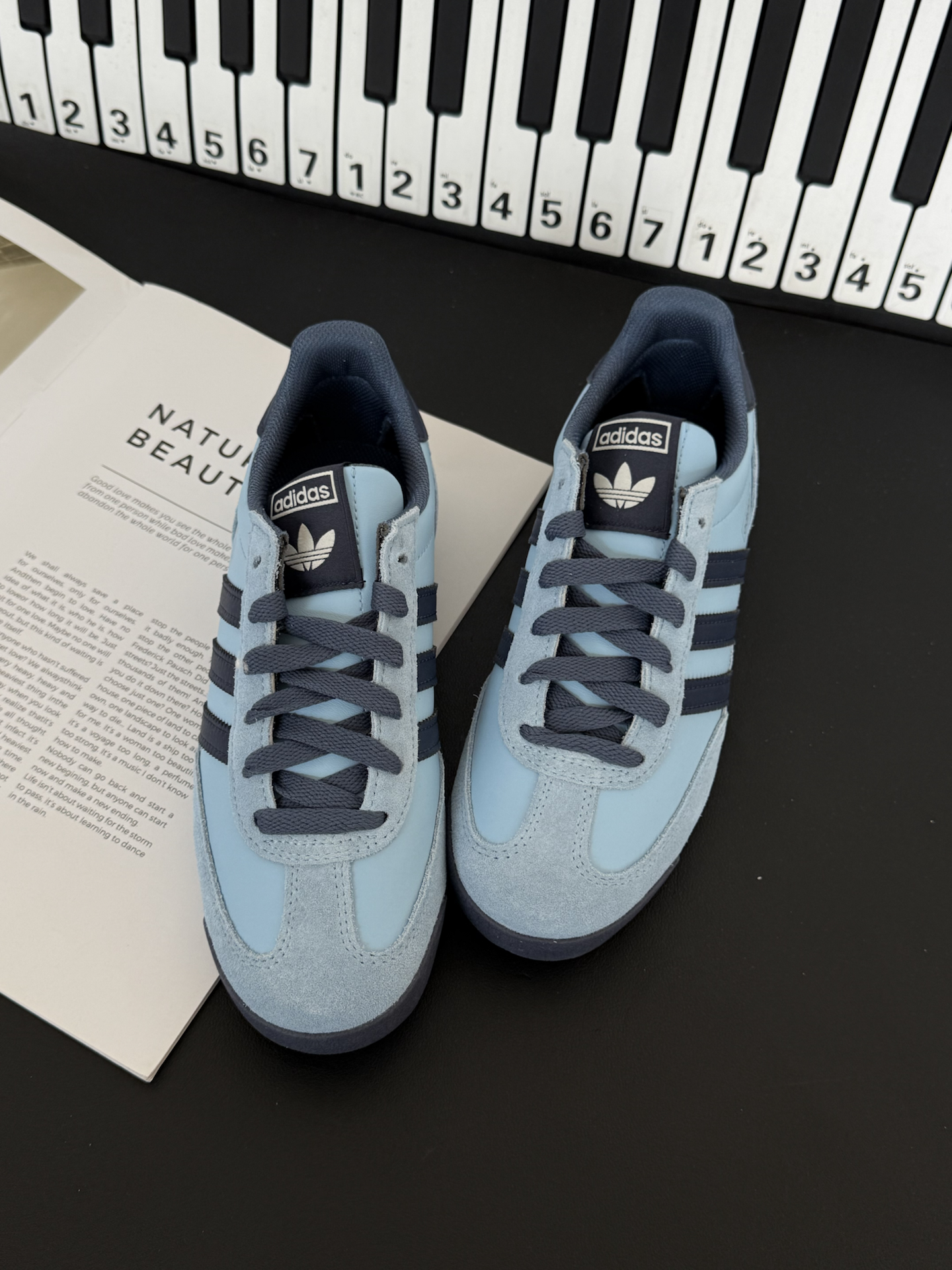 宝藏复古鞋|adidasR71雾霾蓝德训鞋✌🏻