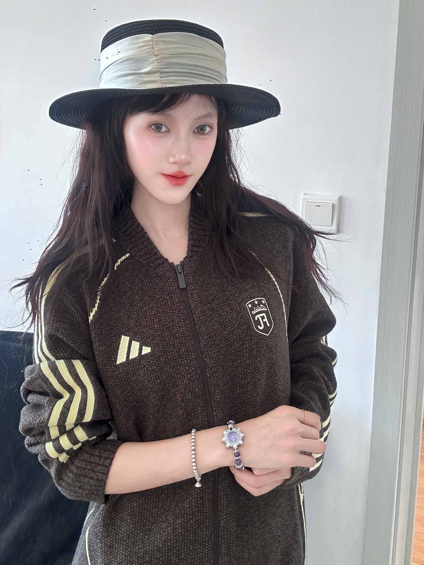 复古运动OOTD🤎🖤