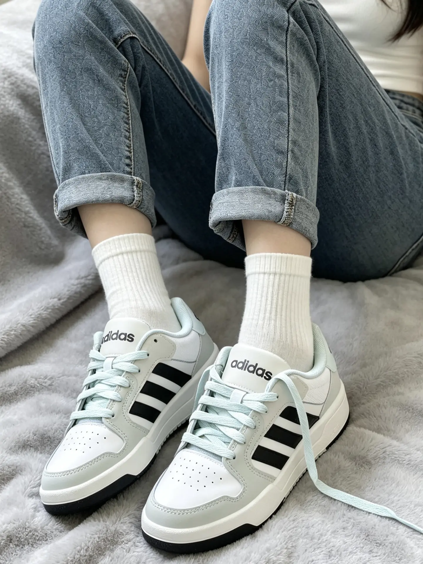 200💰➕薄荷绿阿迪板鞋,舒服又百搭的宝藏款