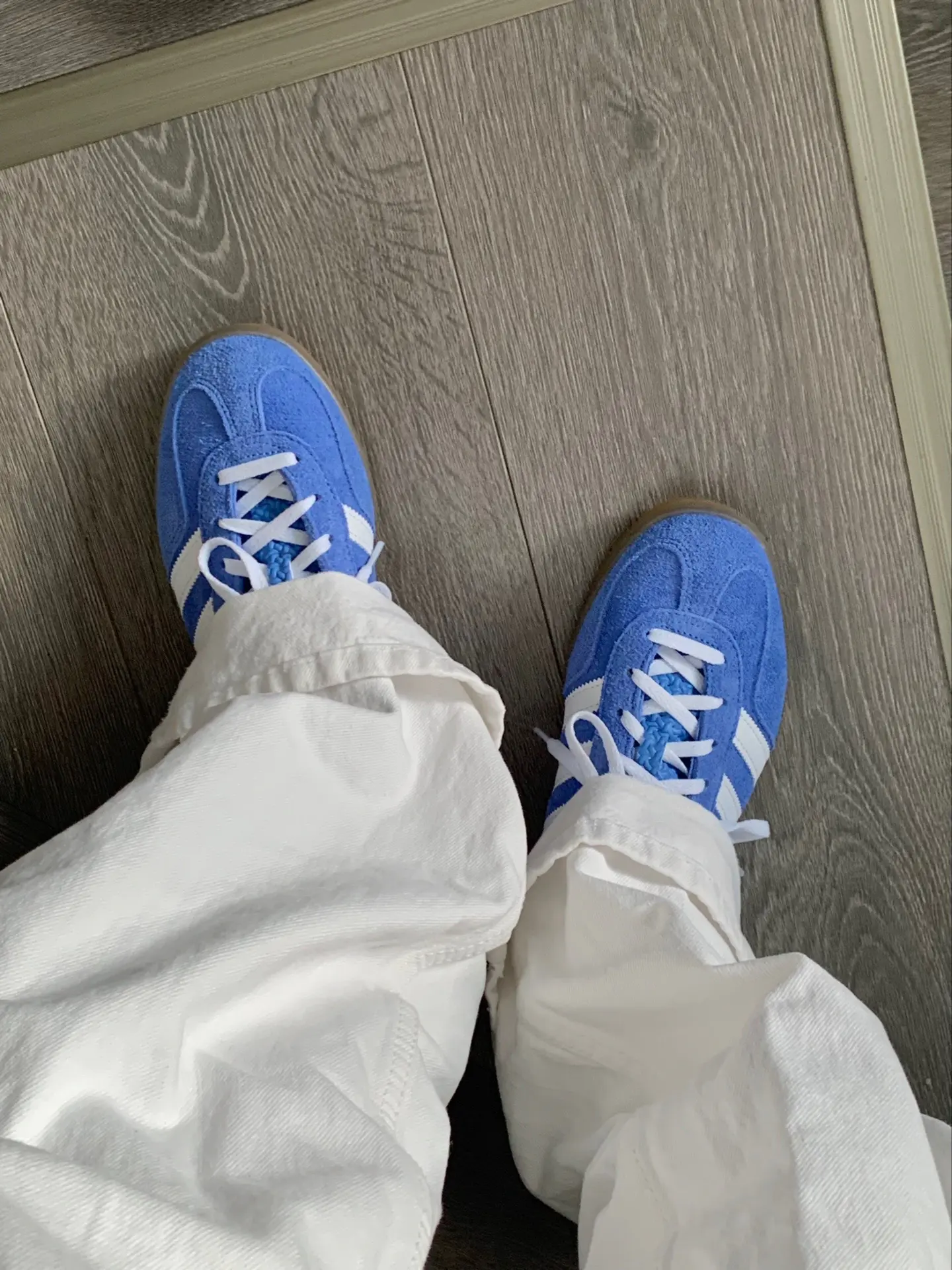 别再只买samba了!这双蓝色Gazelle实物也太美了!