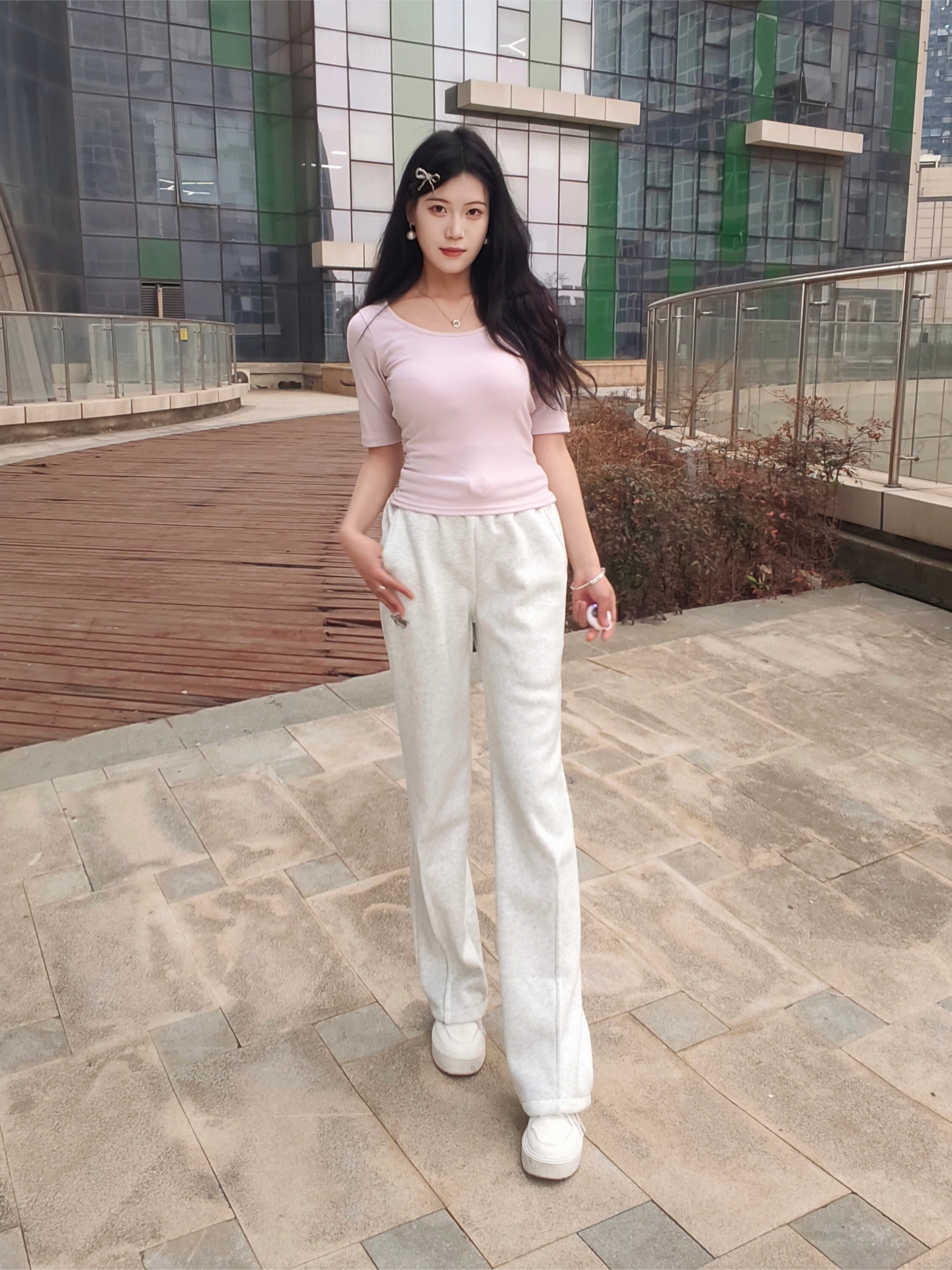 小个子爱惨的直筒运动裤👖