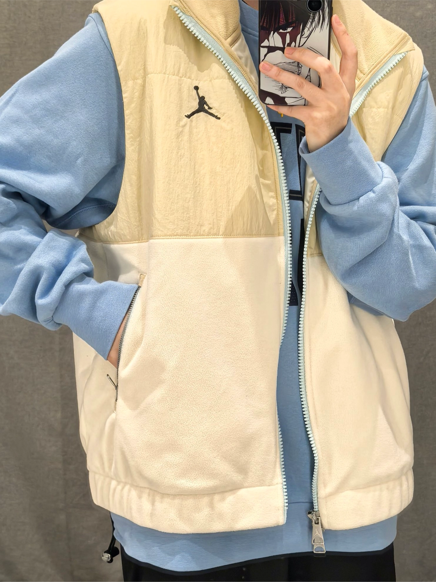 浅色系叠穿get韩系男友风！