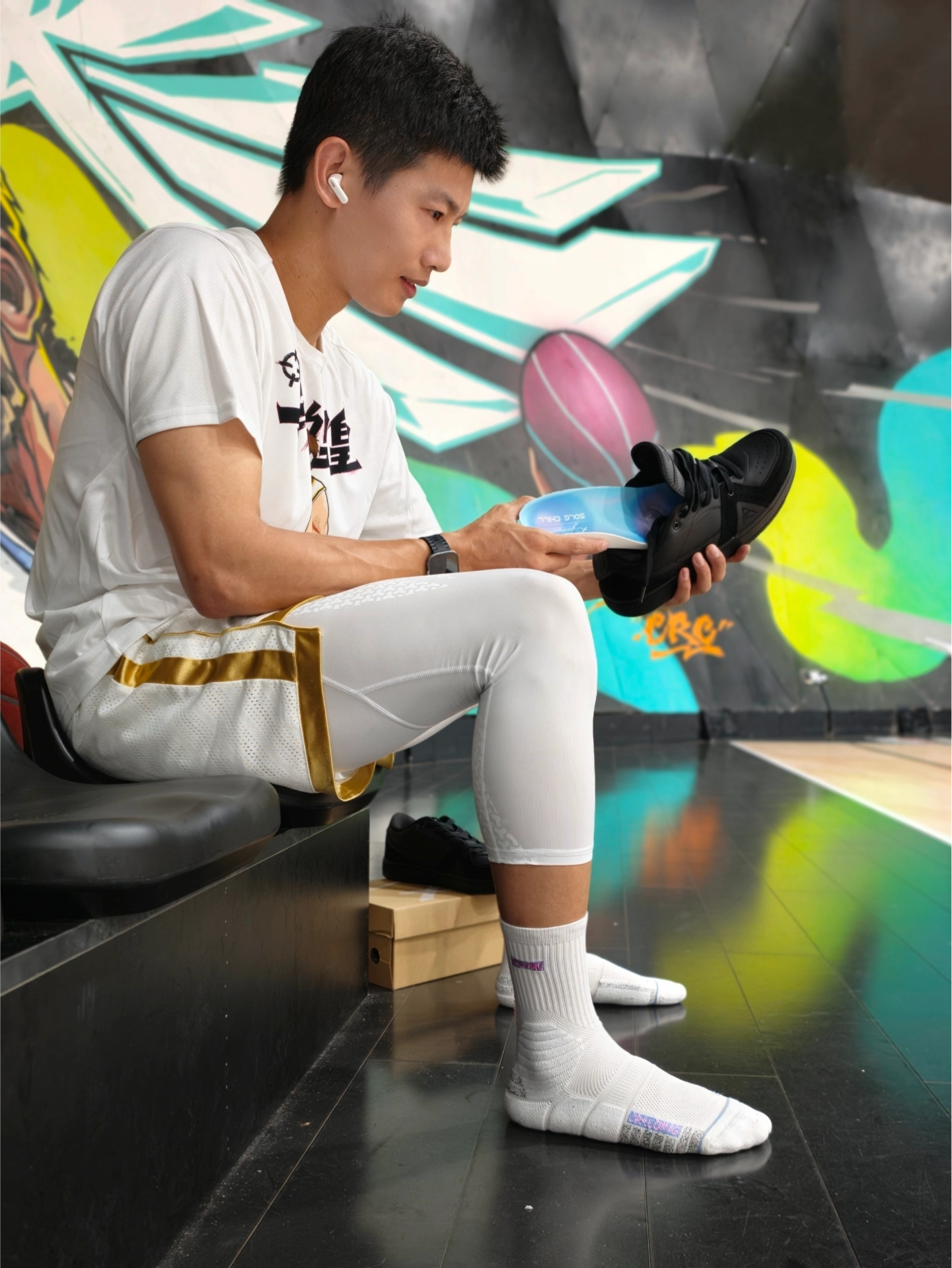🏀早秋球馆穿搭｜准者板鞋➕鞋垫舒服到焊在脚上