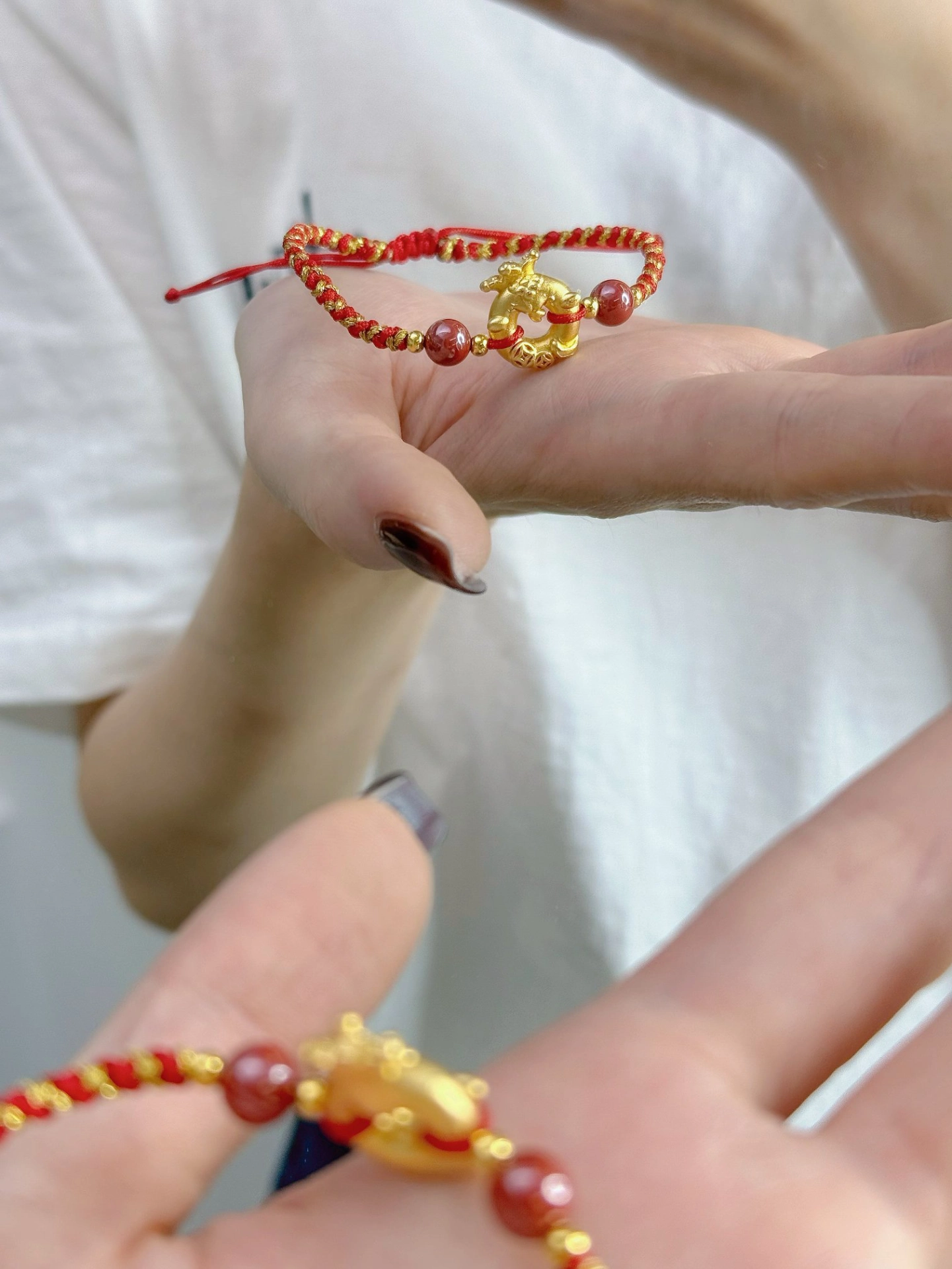 古风萌蛇手绳，生肖加持好运常伴！