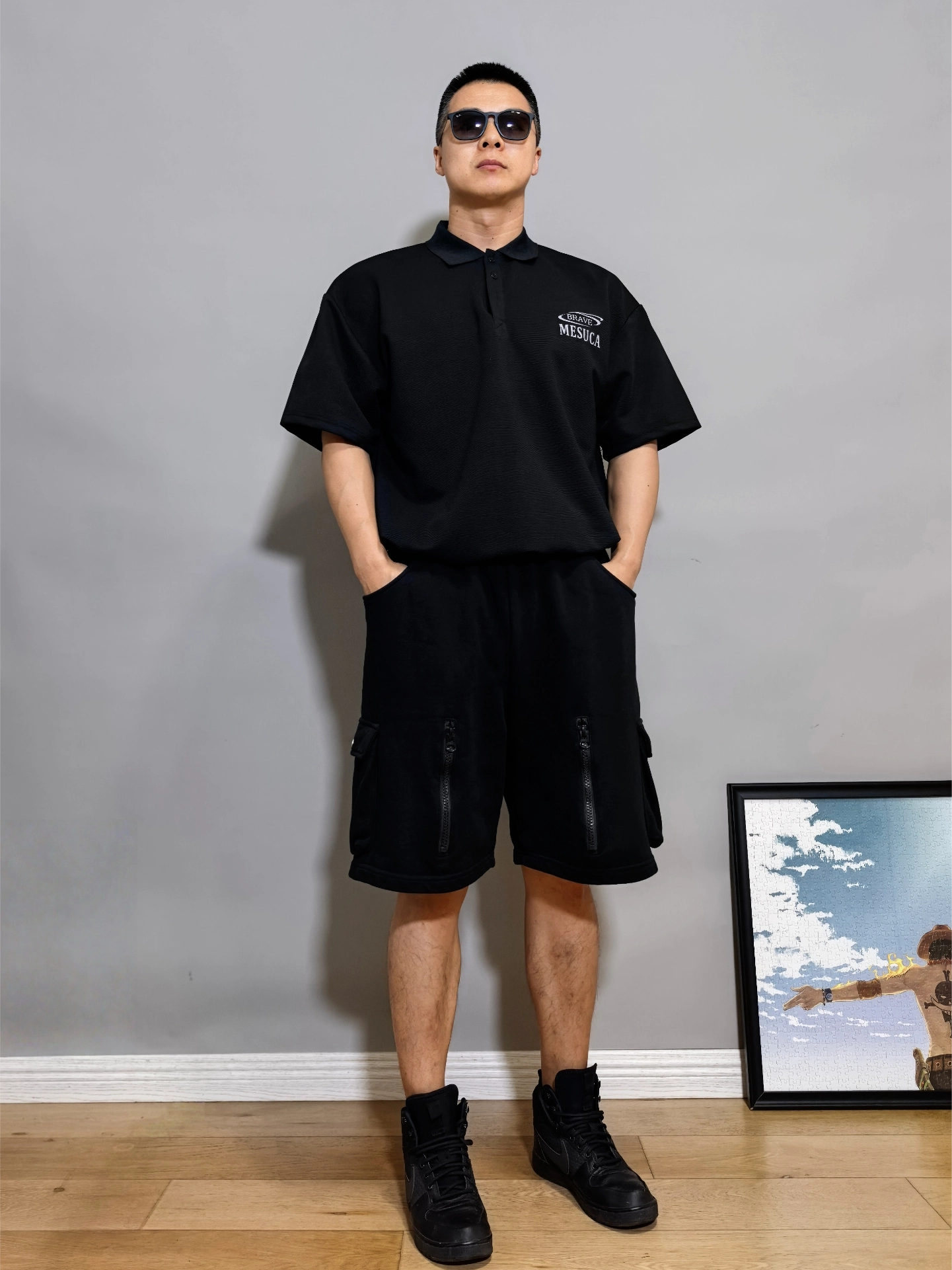 一身黑穿出酷飒街头感😎