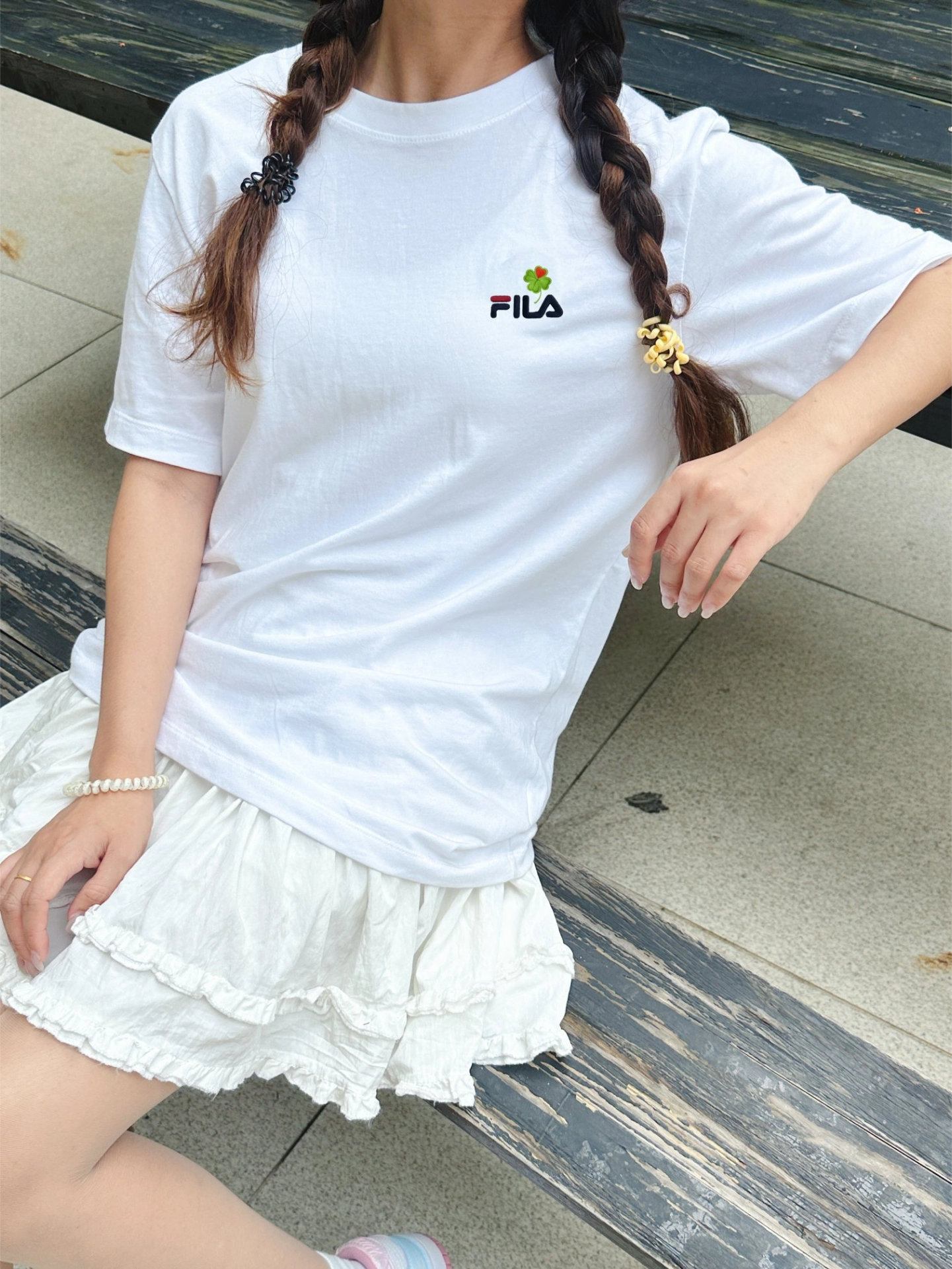 挖到件超省心白T！夏天穿搭直接躺赢👕