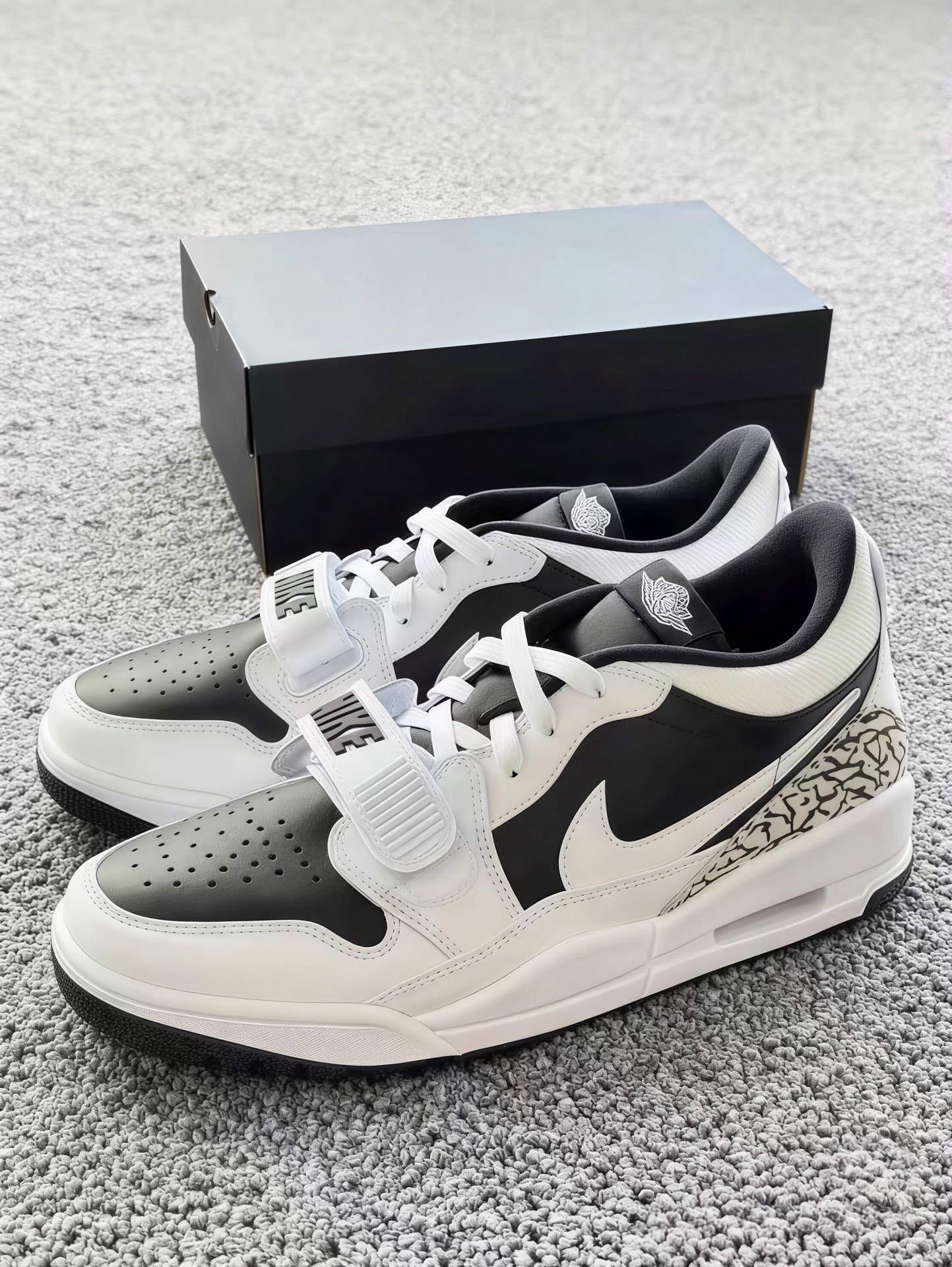 谁能拒绝黑白配❗️aj312黑白爆裂纹细节拉满