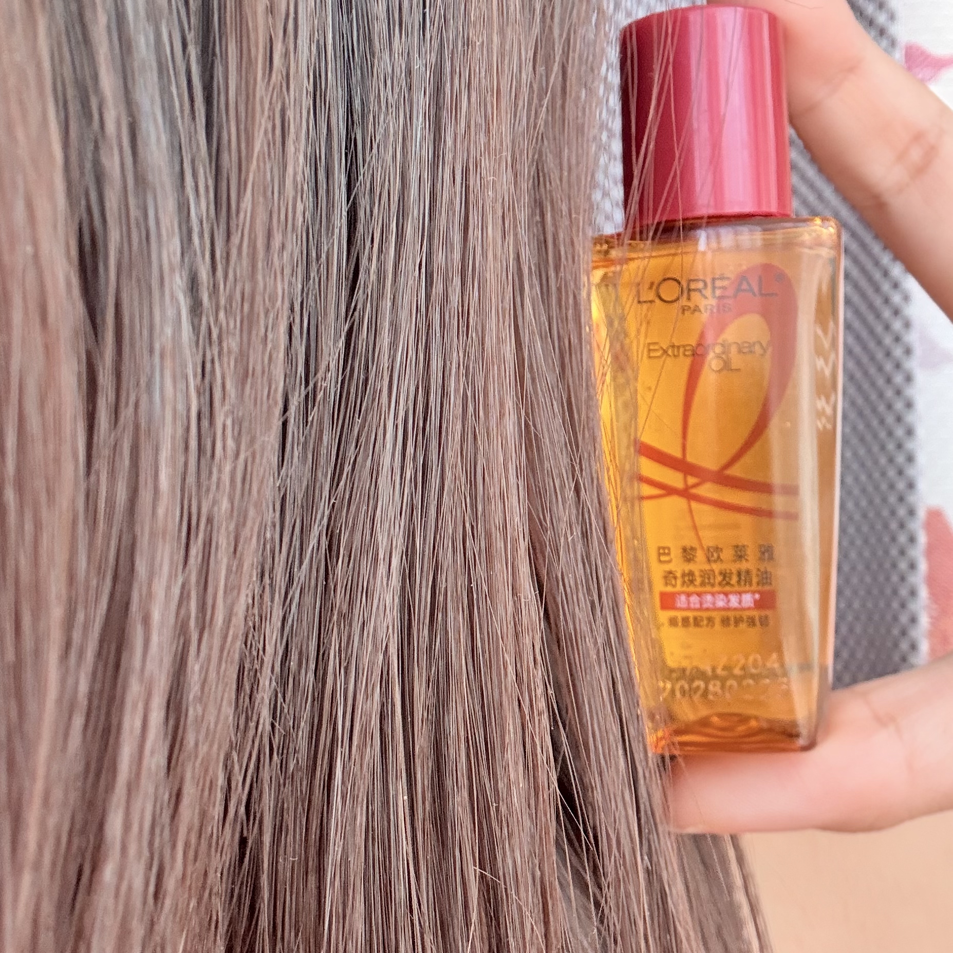 自来卷+烫染星人终于找到本命护发精油🥹