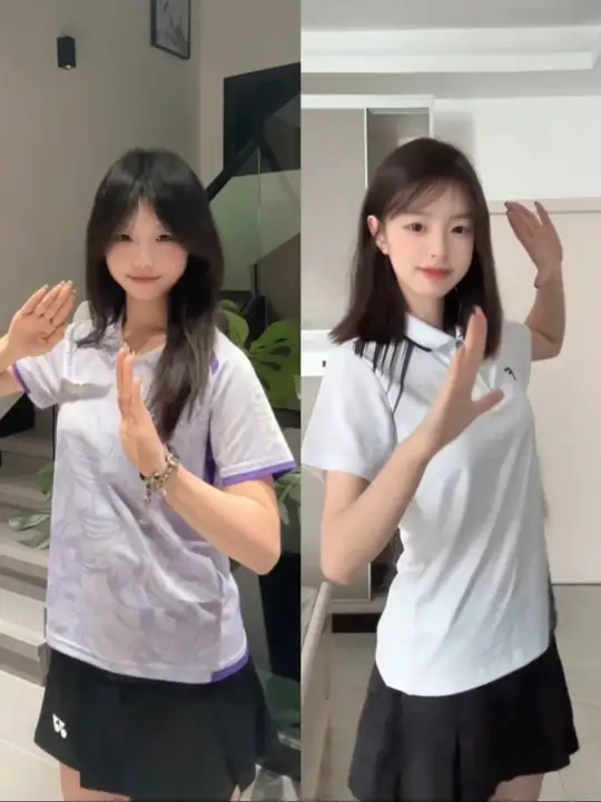 你们俩个人中有一个球打的很好