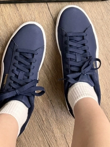 这双蓝色Puma··上脚真的好显白!💙