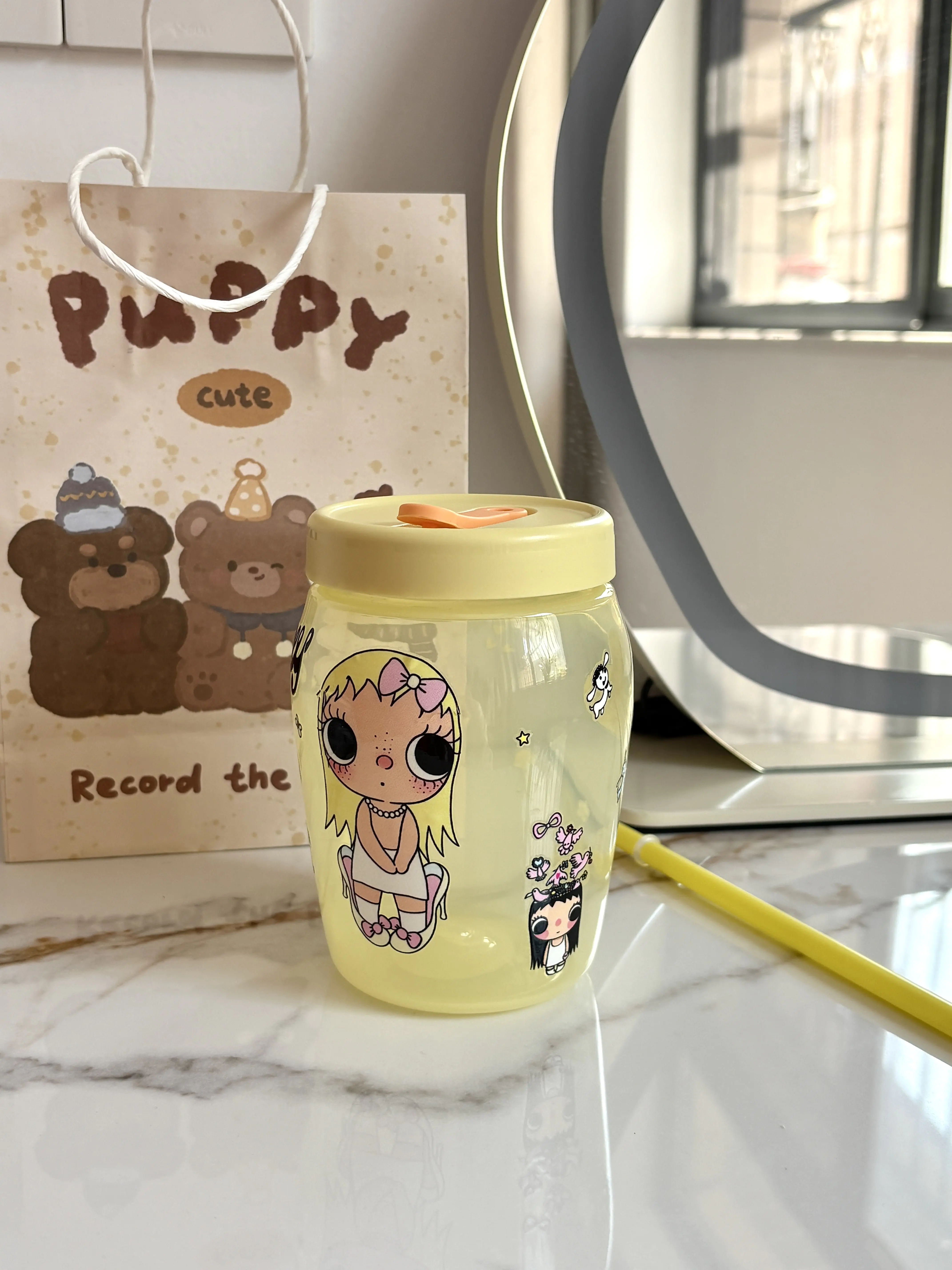 贴纸改造!普通杯子秒变私人款🧸
