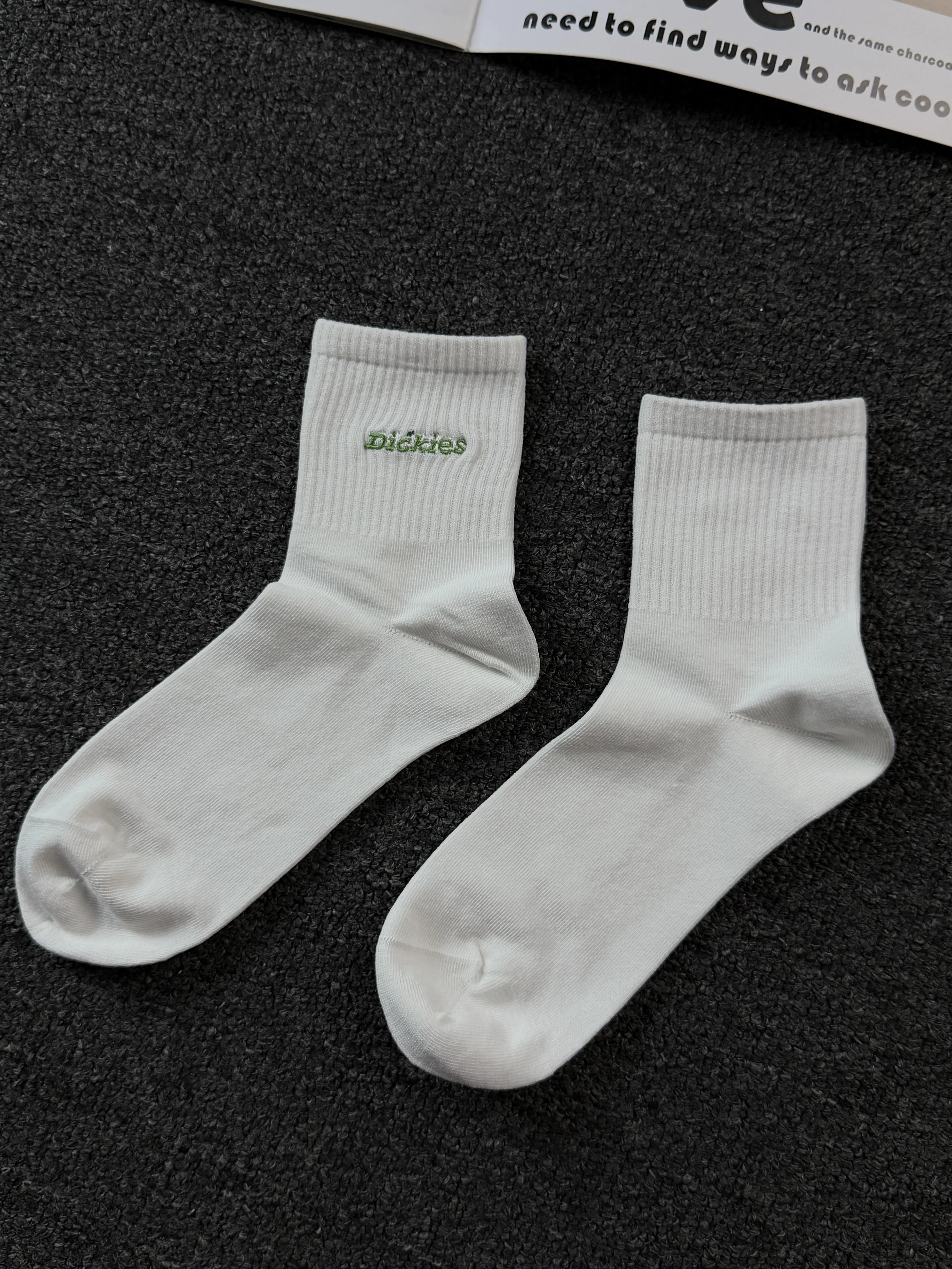 初秋袜子🧦分享 我的Dickes小白袜泰好穿啦~