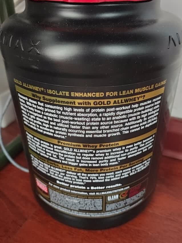 ALLMAX乳清蛋白粉到货！效果等我实测👀