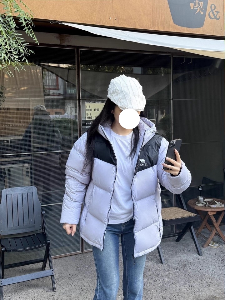 香芋紫短款羽绒服，爱住了🥰