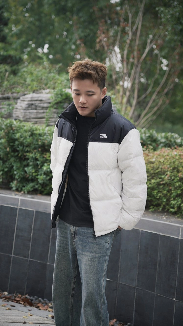 六度芯悄悄加热才舒服❗一件安踏面包羽绒安稳过冬